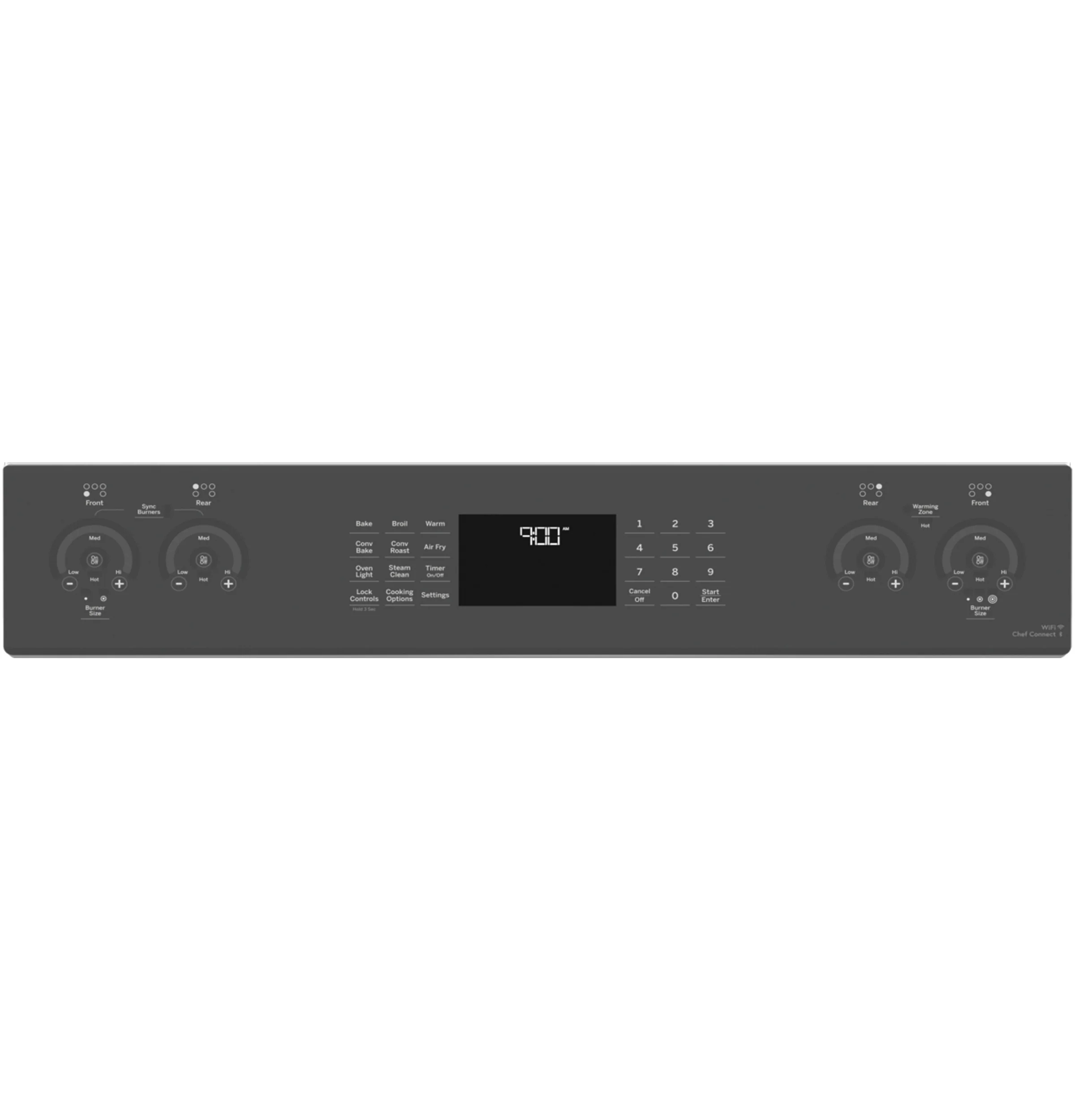 GE Profile™ 30" Smart Slide-In Electric Convection Fingerprint Resistant Range with No Preheat Air Fry PSS93YPFS - Image 9
