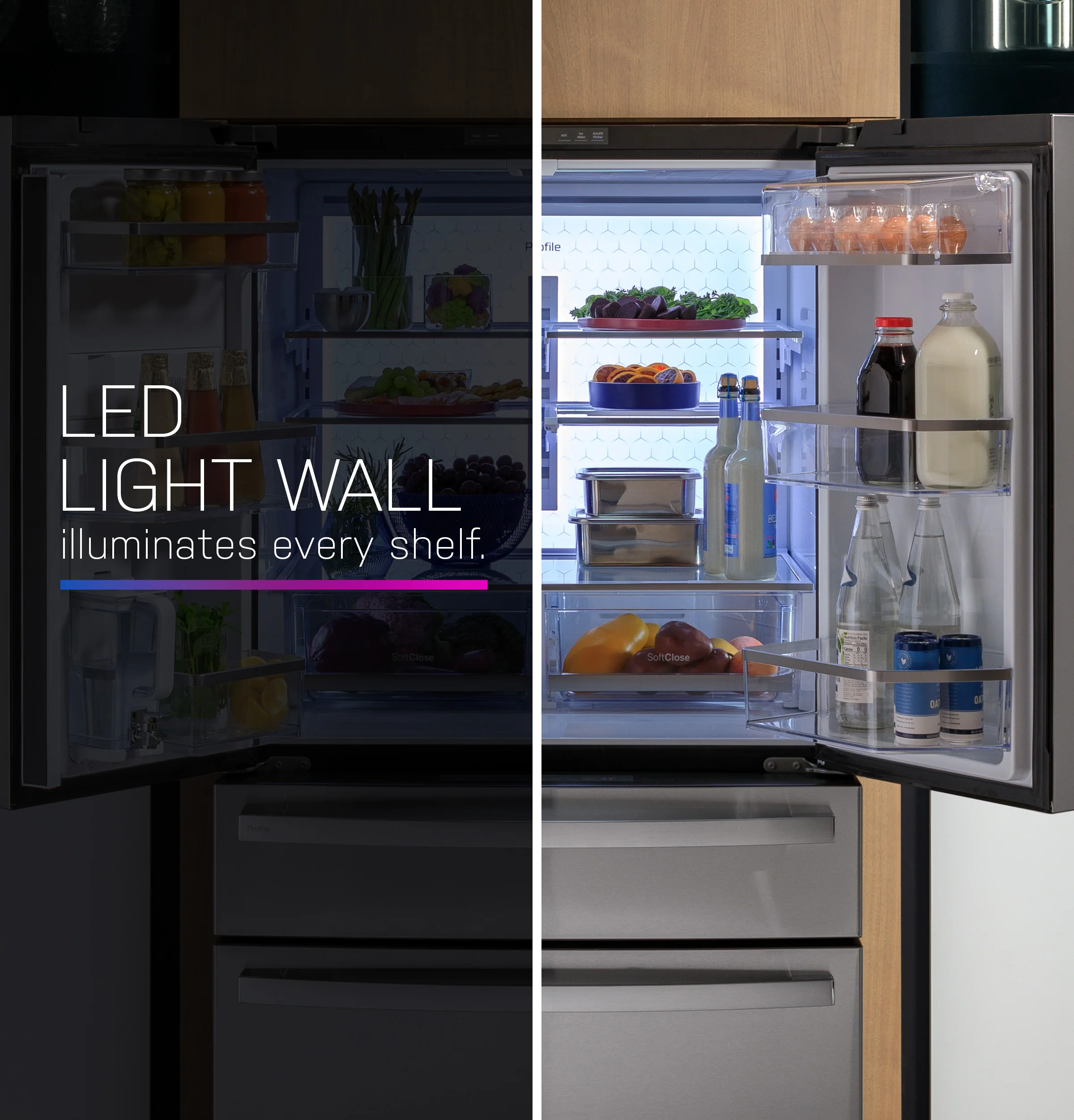 GE Profile™ ENERGY STAR® 28.7 Cu. Ft. Smart Fingerprint Resistant 4-Door French-Door Refrigerator With Dual-Dispense AutoFill Pitcher PGE29BYTFS - Image 6