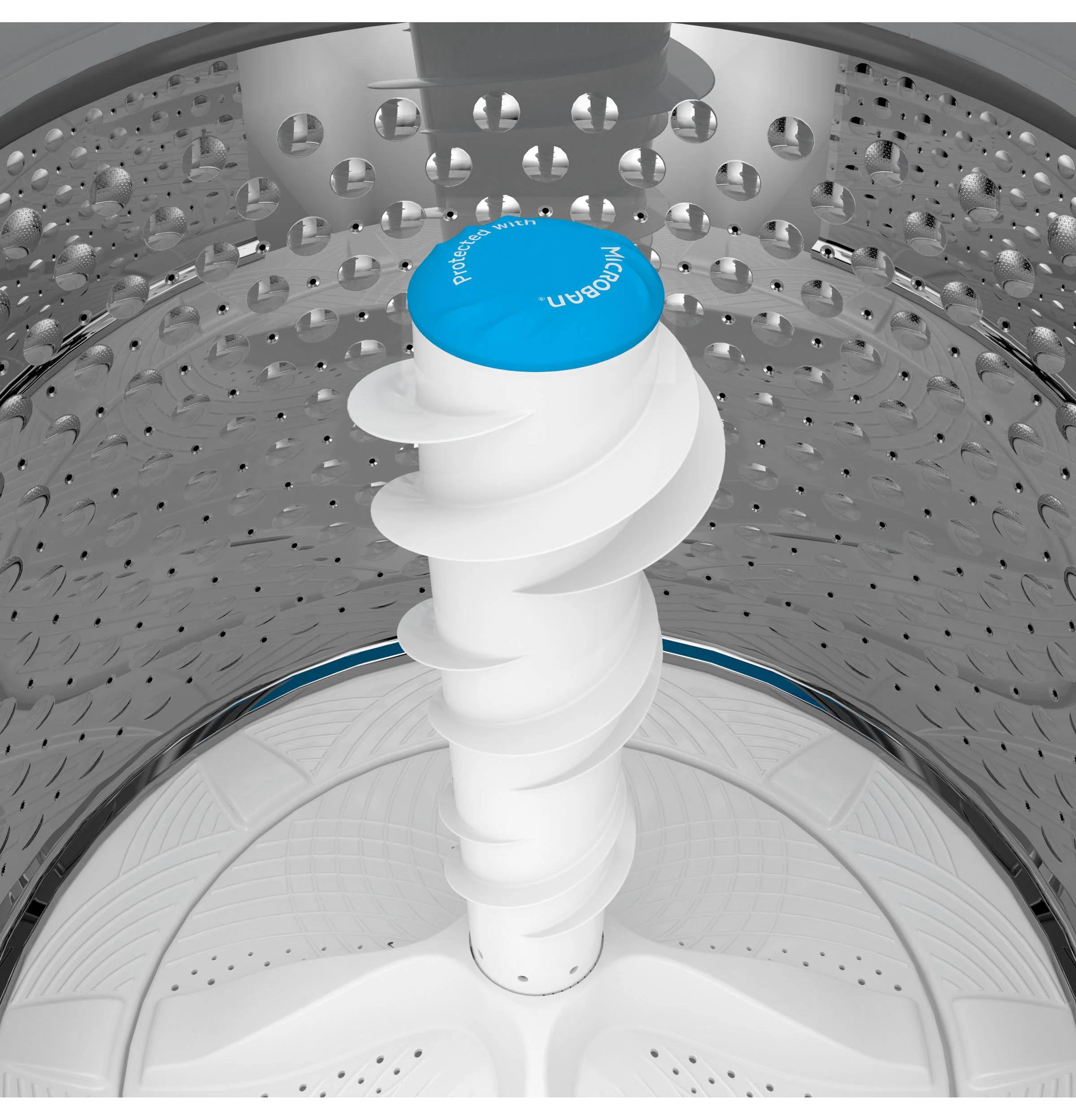 GE Profile™ ENERGY STAR® 5.3  cu. ft. Capacity Washer with Smarter Wash Technology and FlexDispense™ PTW705BSTWS - Image 7