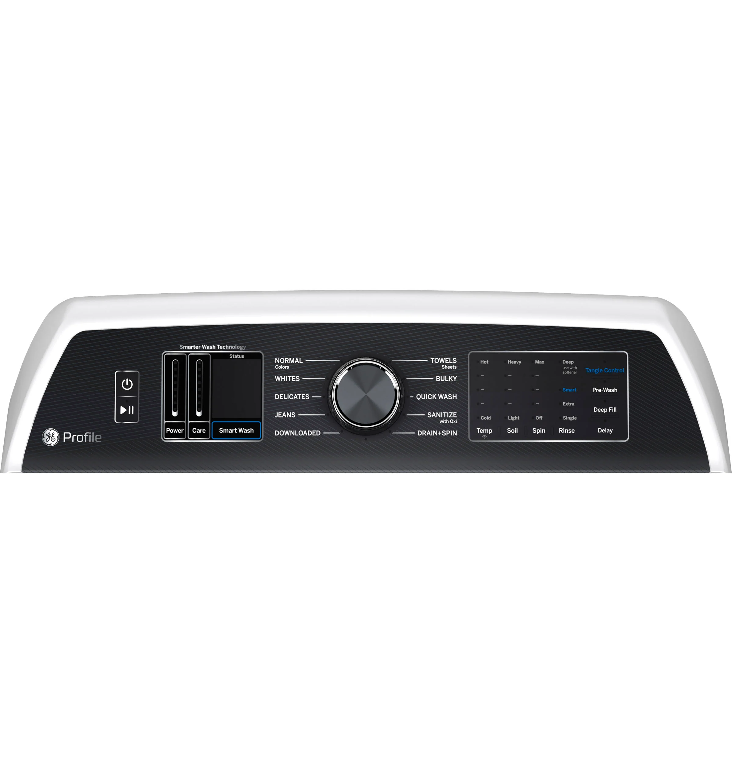 GE Profile™ ENERGY STAR® 5.3  cu. ft. Capacity Washer with Smarter Wash Technology and FlexDispense™ PTW705BSTWS - Image 8