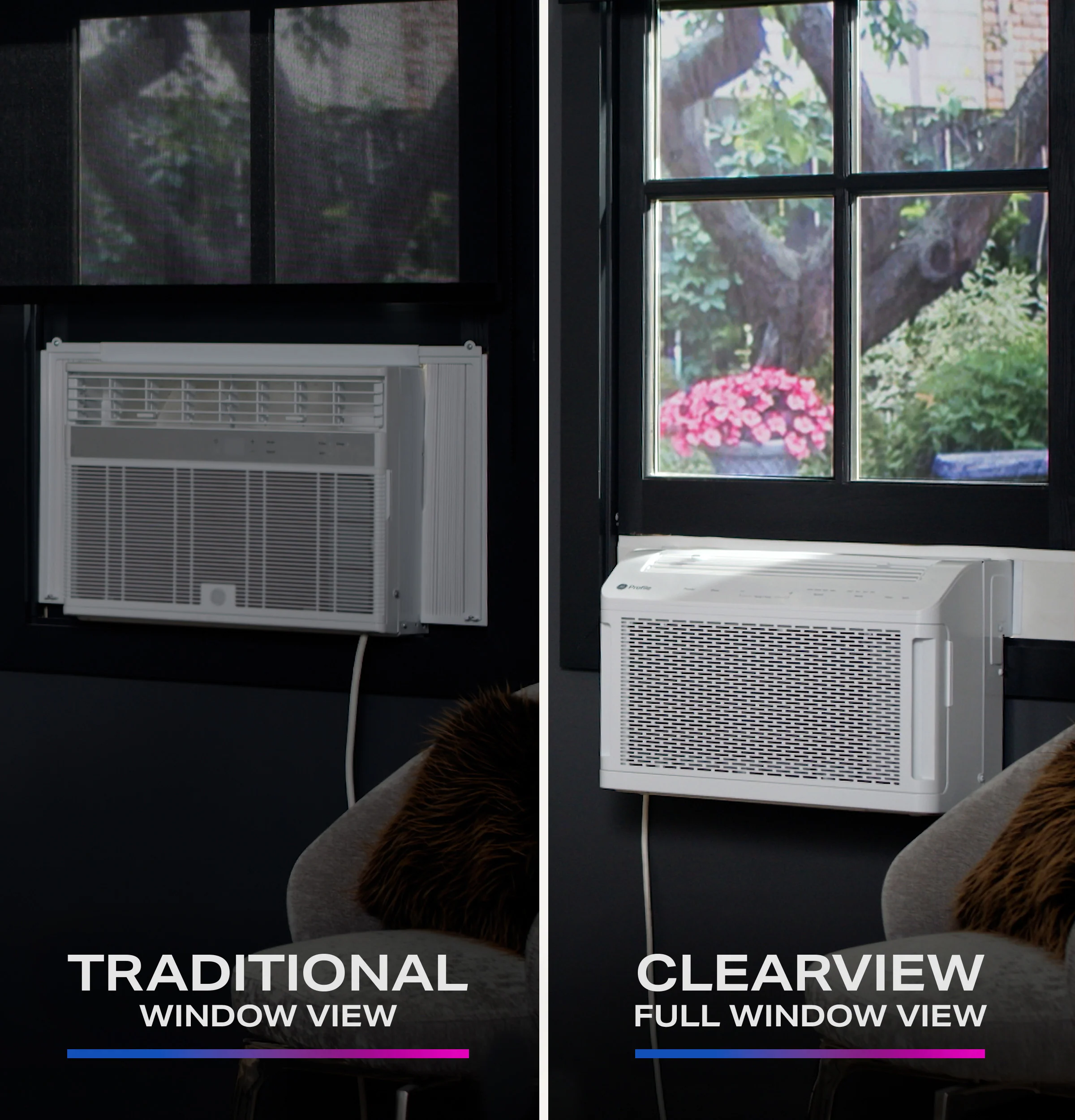 GE Profile ClearView™ 6,100 BTU Smart Ultra Quiet Window Air Conditioner for Small Rooms up to 250 sq. ft. AHTT06BC - Image 10