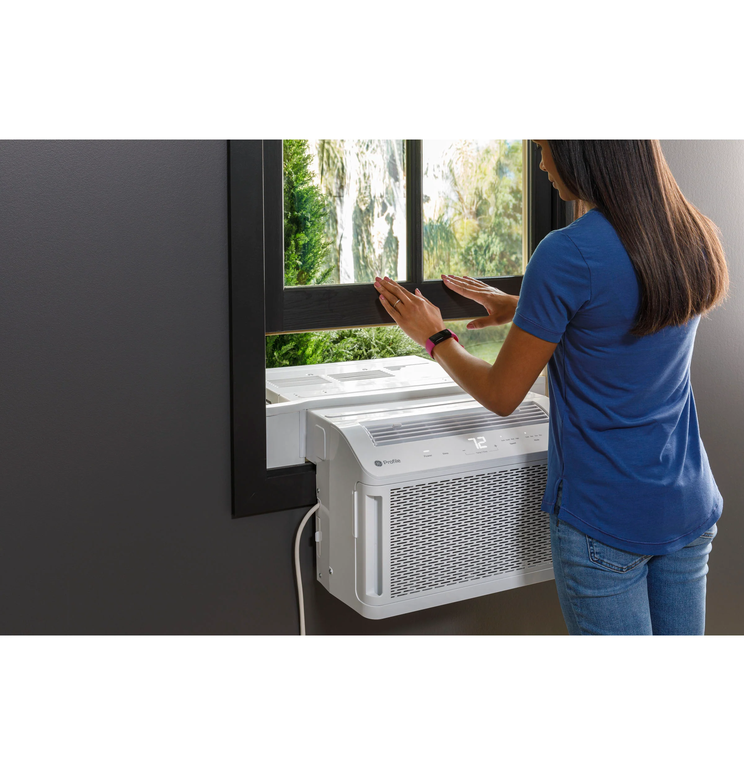 GE Profile ClearView™ 6,100 BTU Smart Ultra Quiet Window Air Conditioner for Small Rooms up to 250 sq. ft. AHTT06BC - Image 2