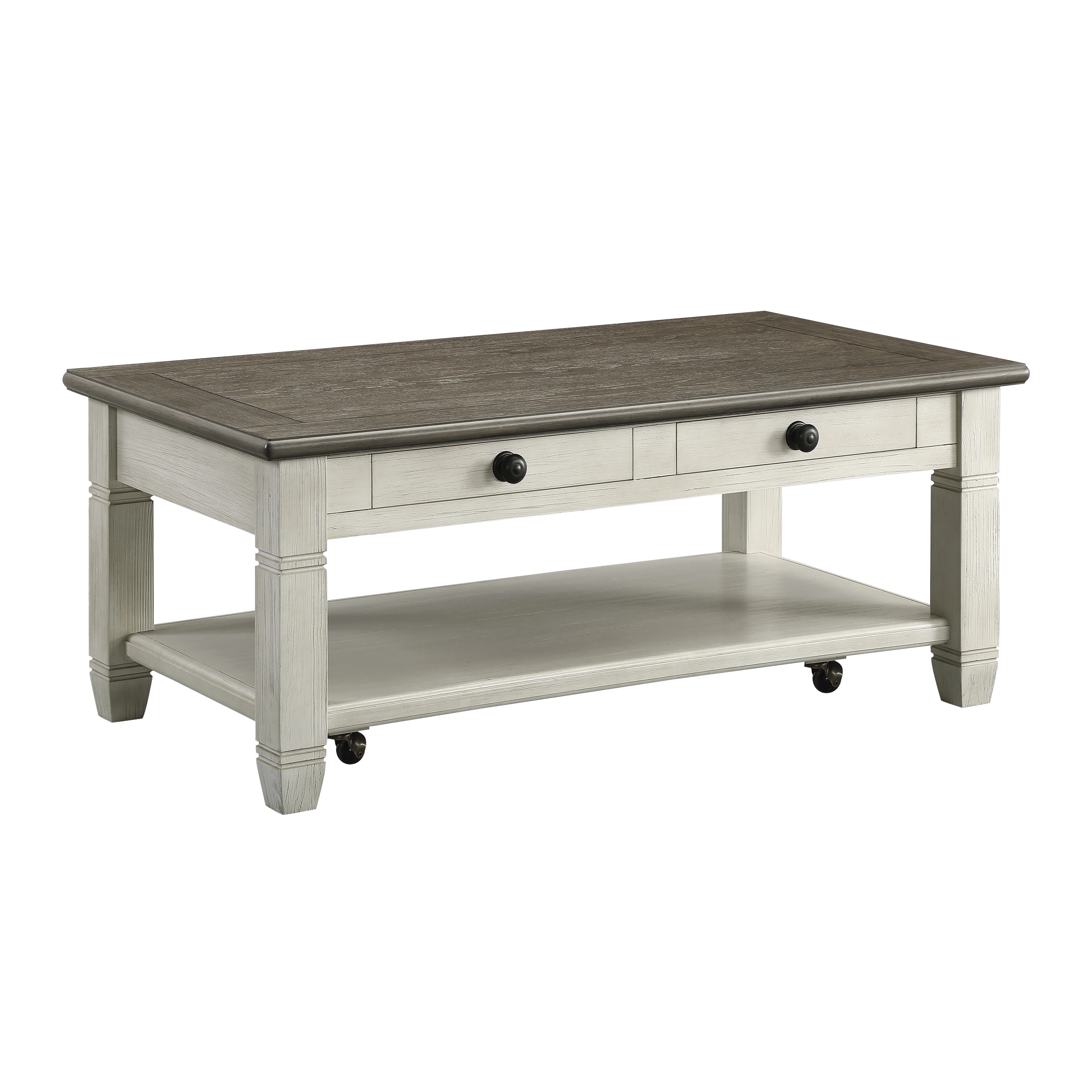 Granby Cocktail Table in Brown/White - 5627NW-30 - Image 4