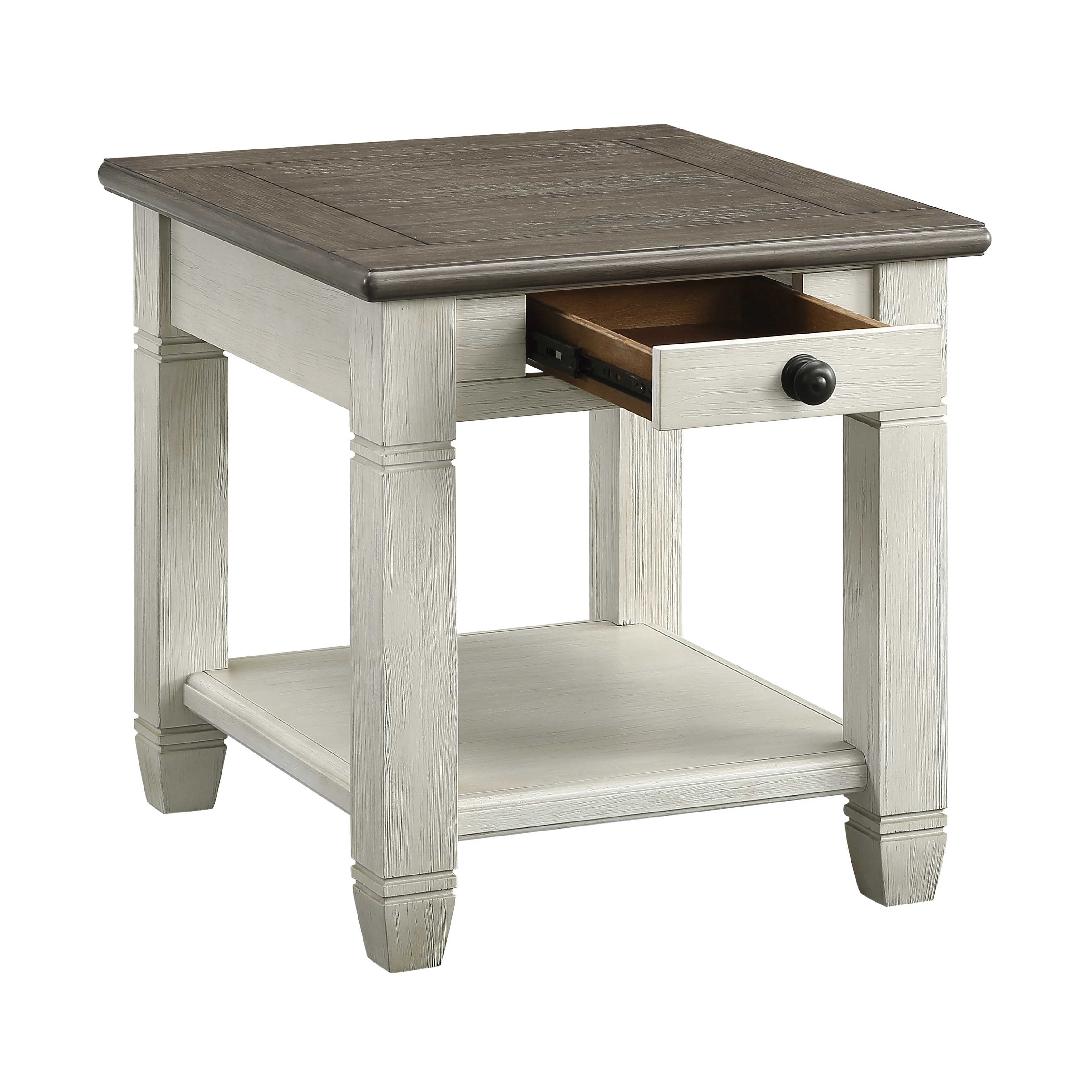 Granby End Table in Brown/White - 5627NW-04 - Image 5