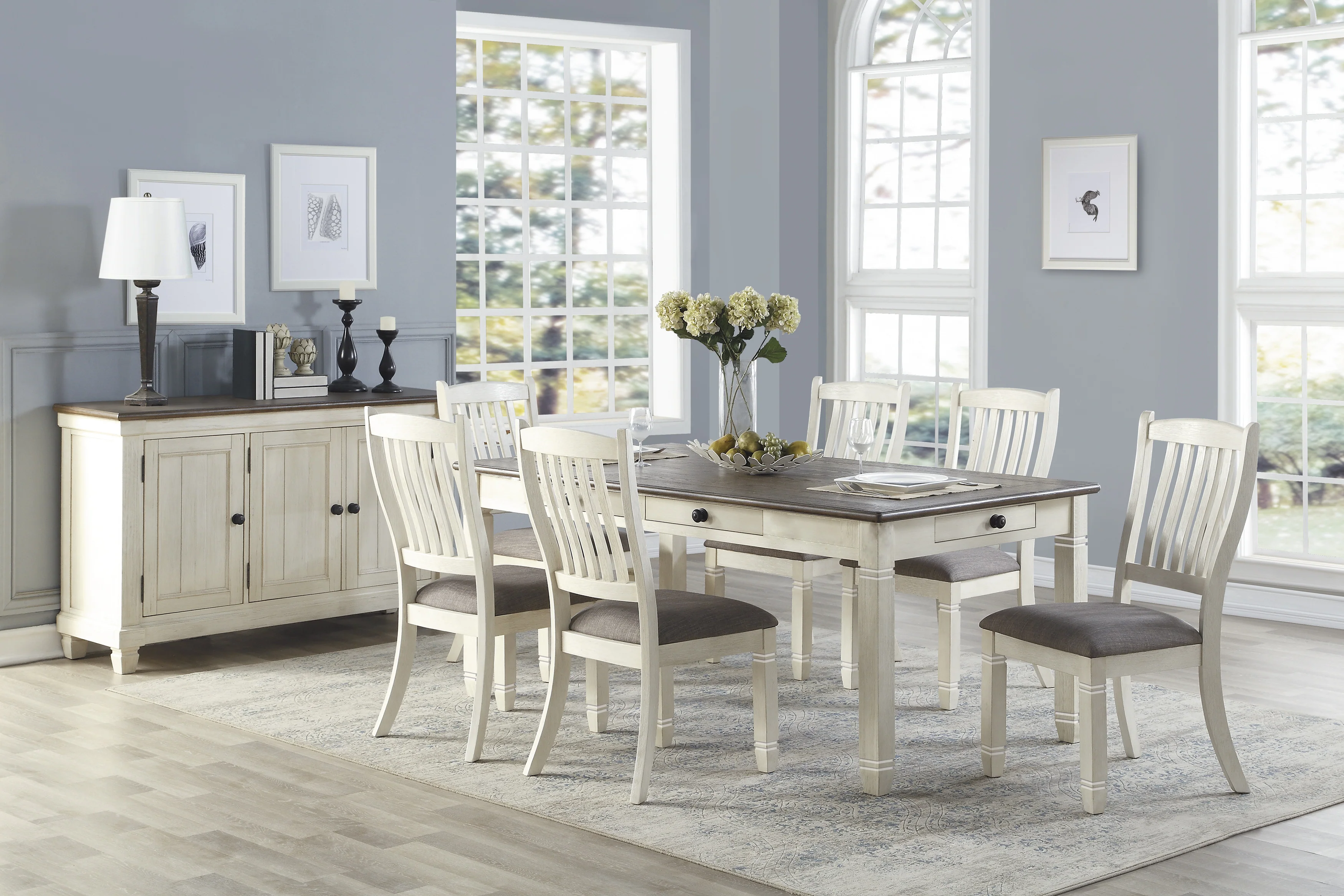 Granby SERVER in White/Brown - 5627NW-40 - Image 3