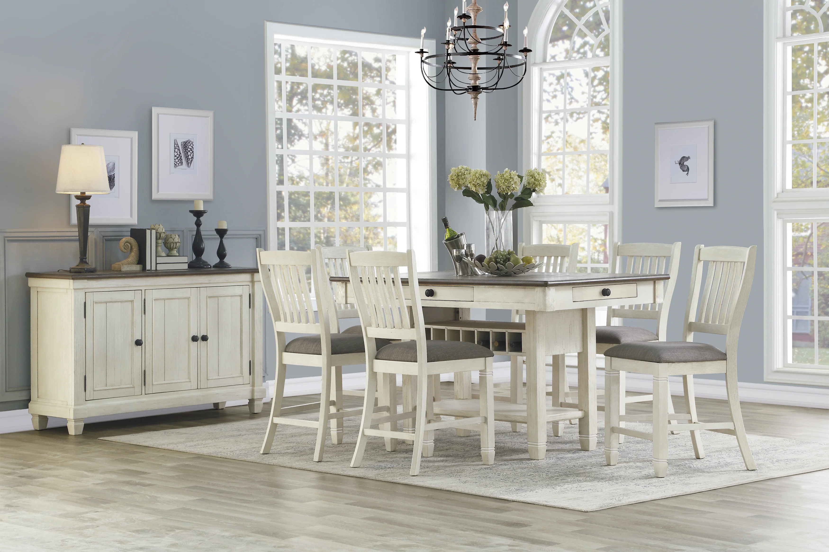 Granby SERVER in White/Brown - 5627NW-40 - Image 4
