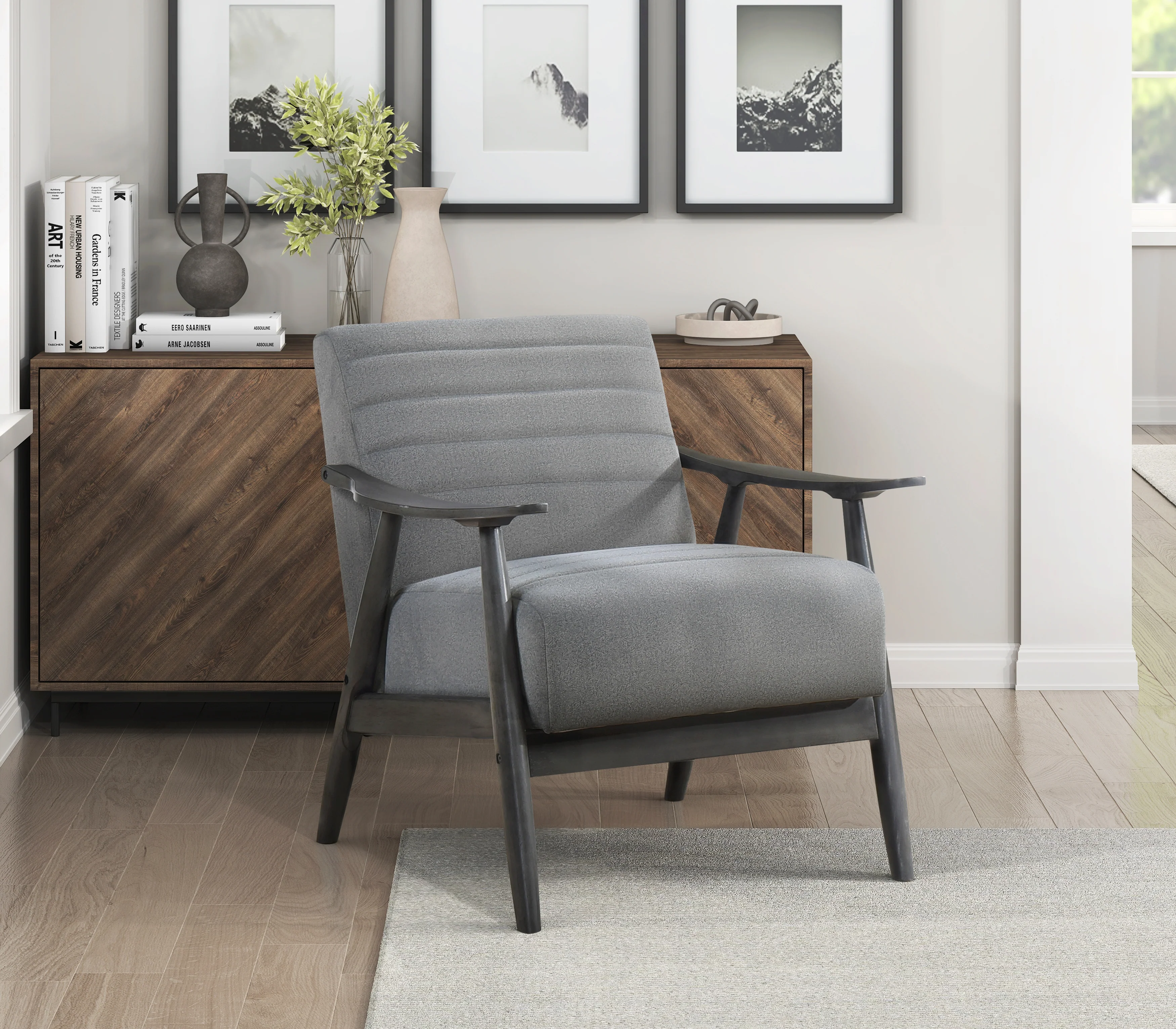 Greeley Accent Chair in Gray - 1287GY-1 - Image 6