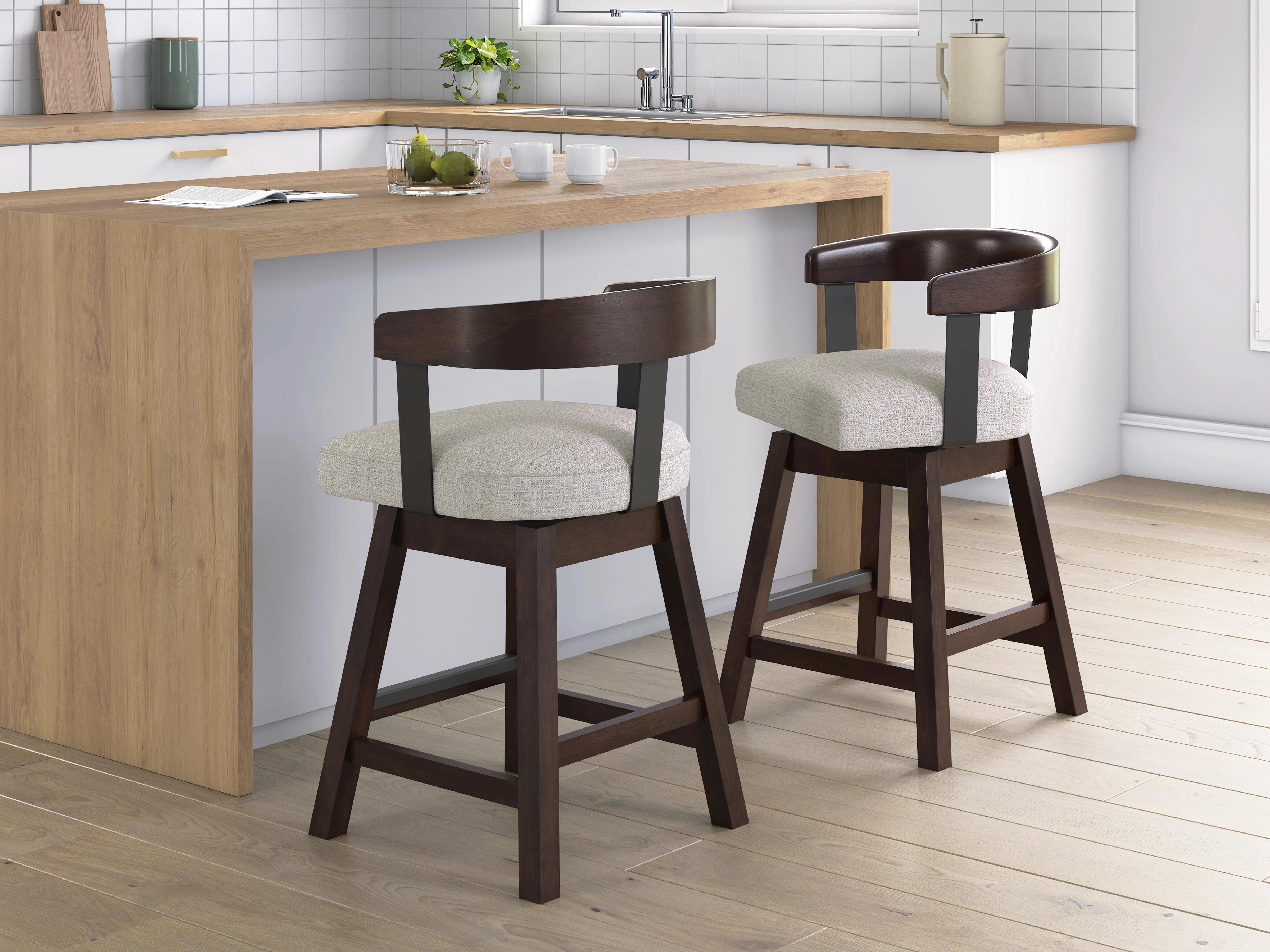Haddigan Counter Height Barstool (Set of 2) - Image 2