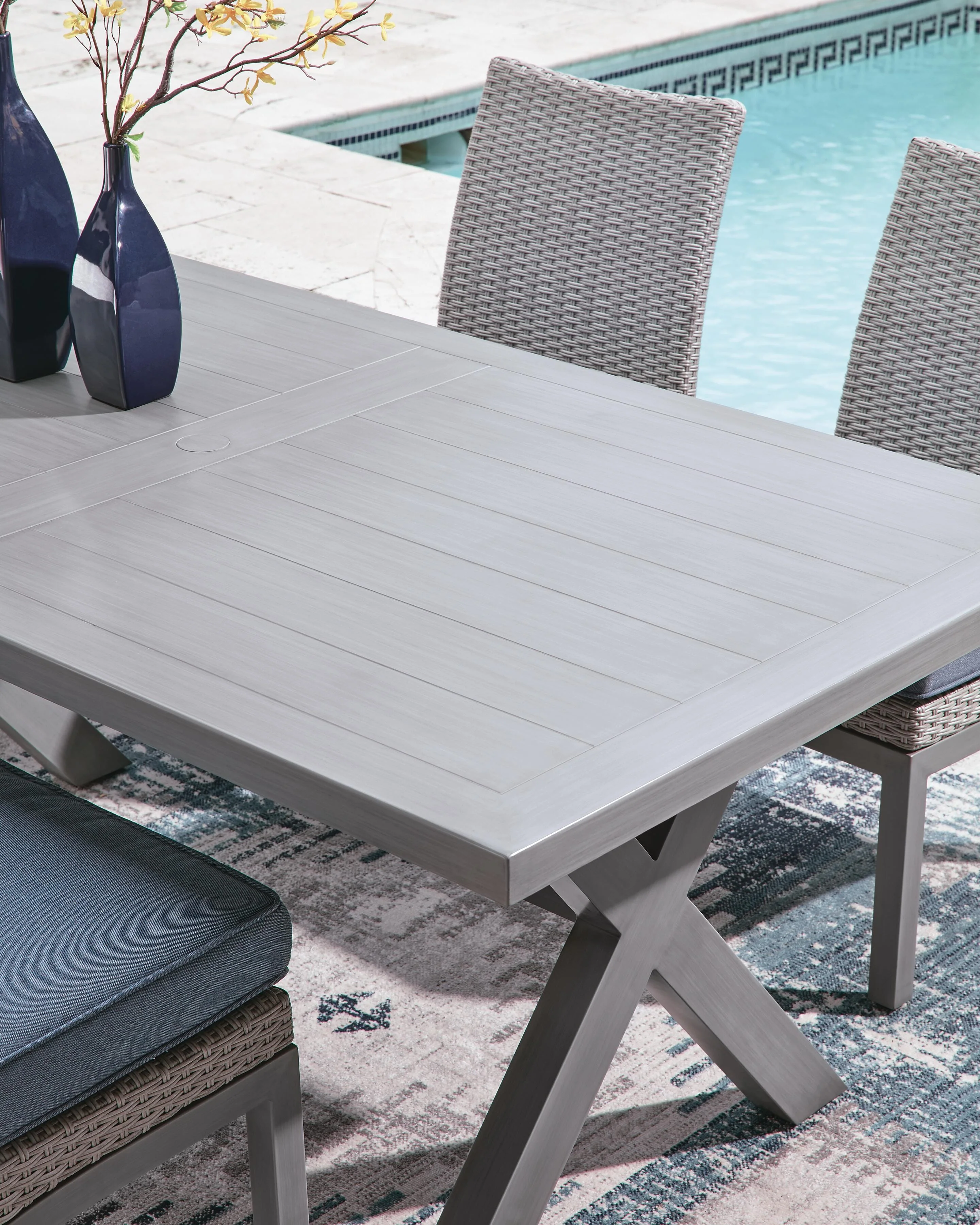 Half Moon Beach Outdoor Dining Table - Image 5