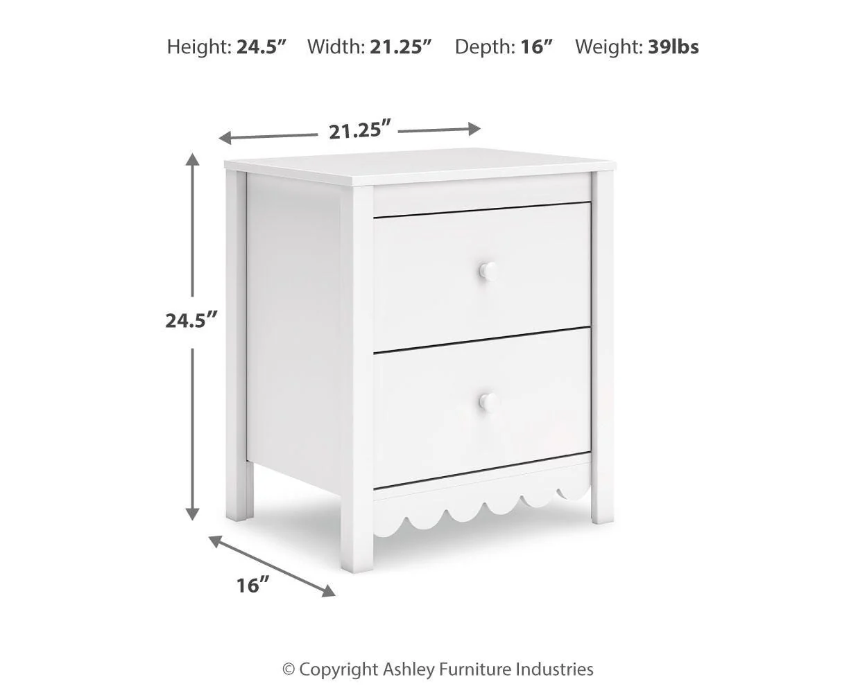 Hallityn Nightstand - Image 6