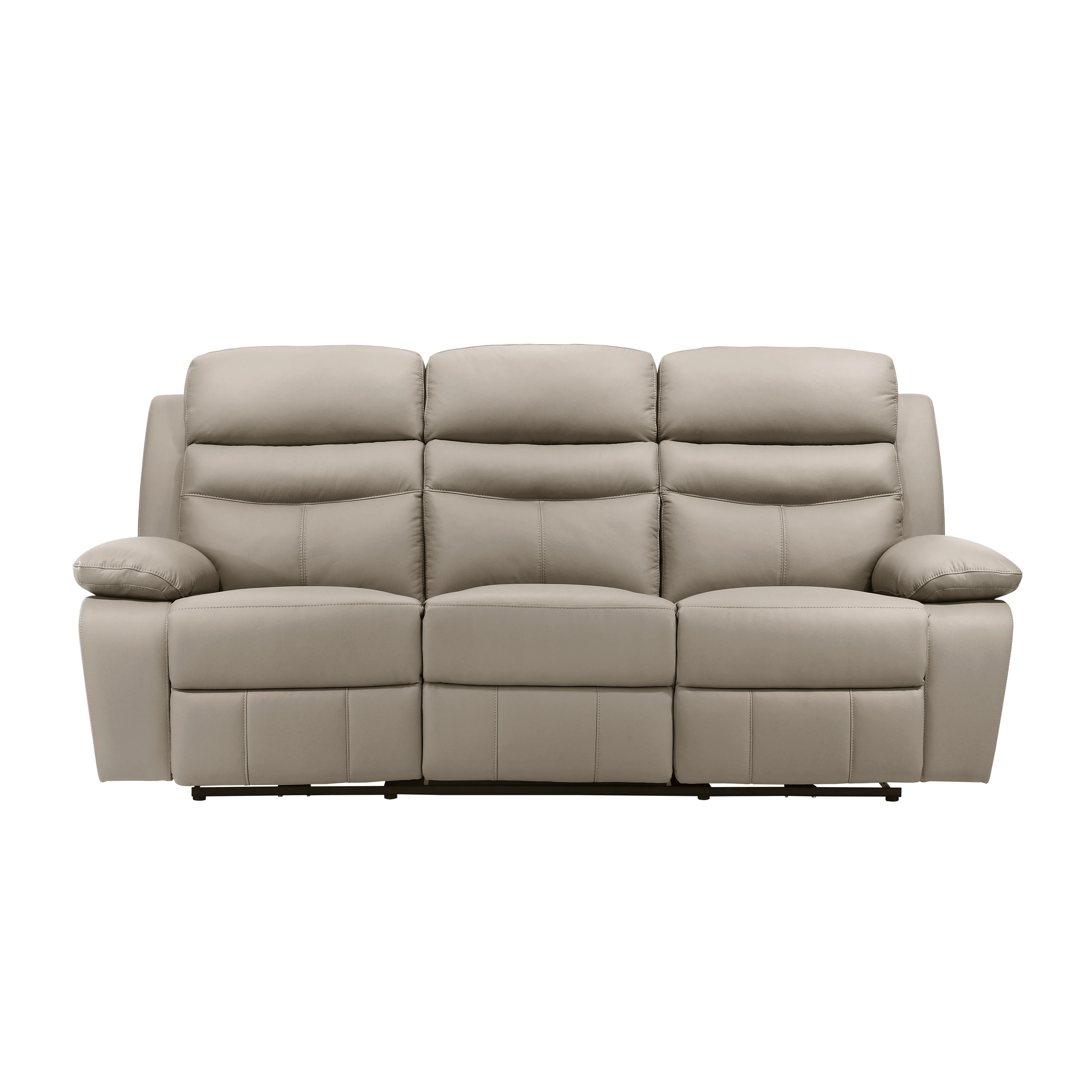 Hancock Power Double Reclining Sofa in Beige - 9628LTE-3PW