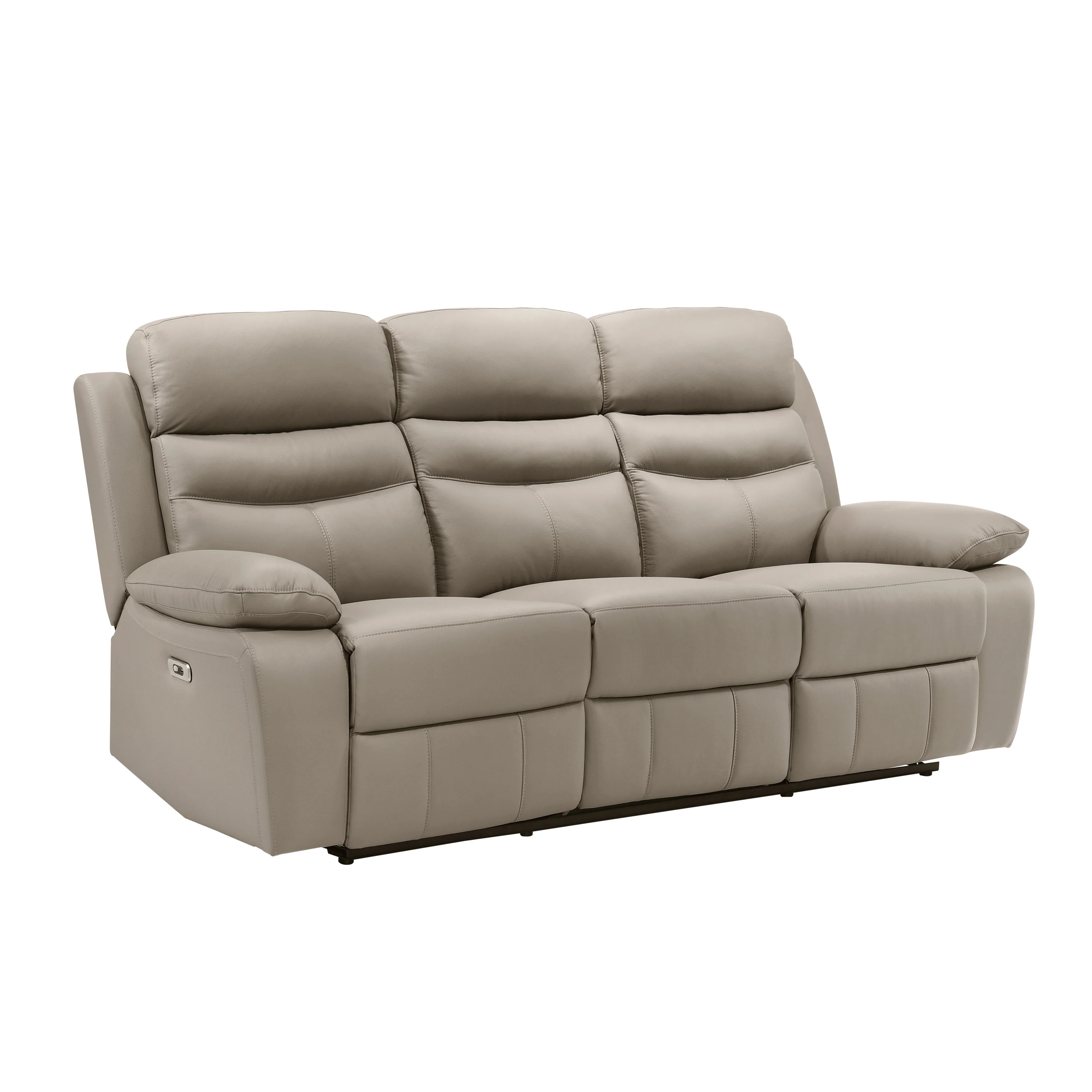 Hancock Power Double Reclining Sofa in Beige - 9628LTE-3PW - Image 2
