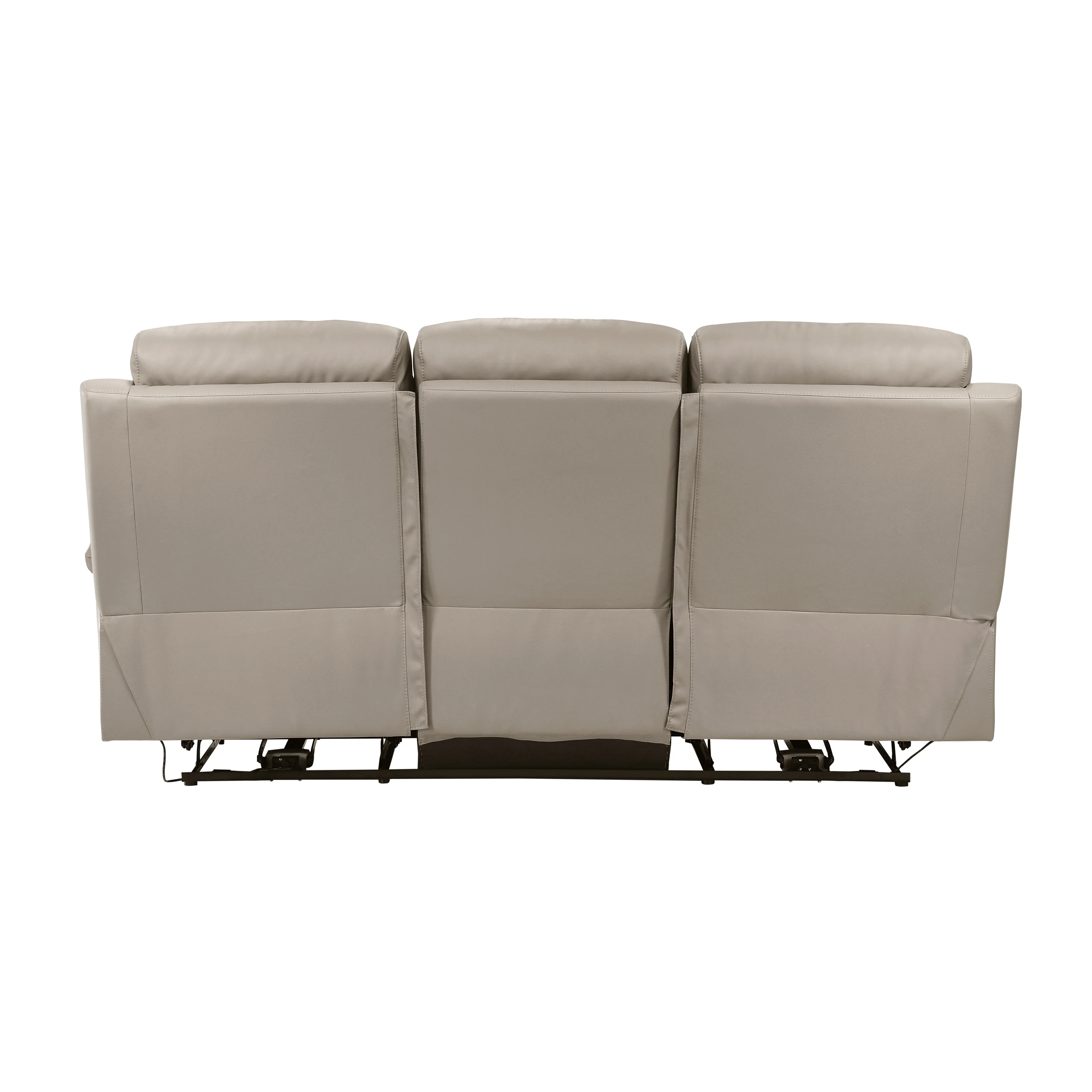 Hancock Power Double Reclining Sofa in Beige - 9628LTE-3PW - Image 3