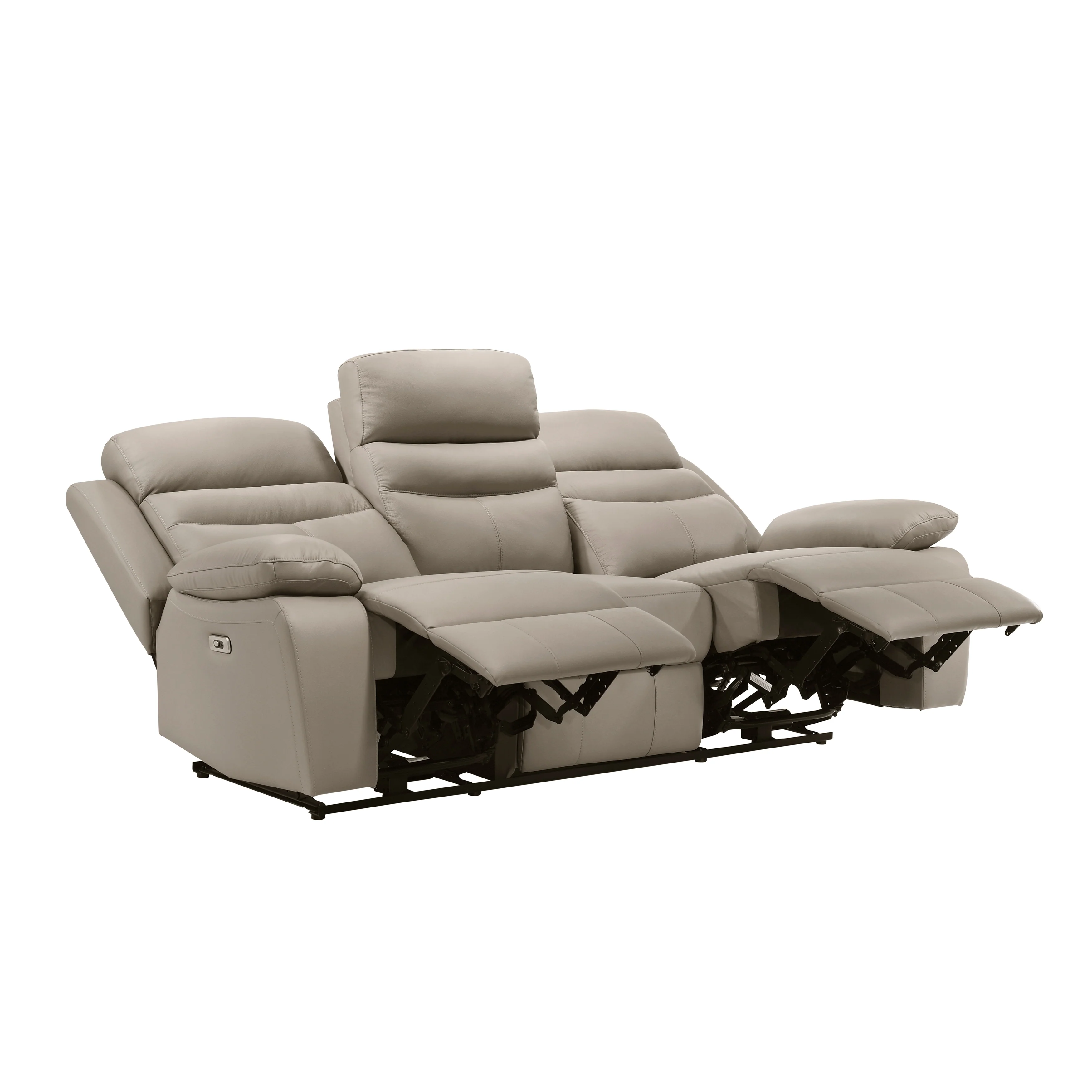 Hancock Power Double Reclining Sofa in Beige - 9628LTE-3PW - Image 4