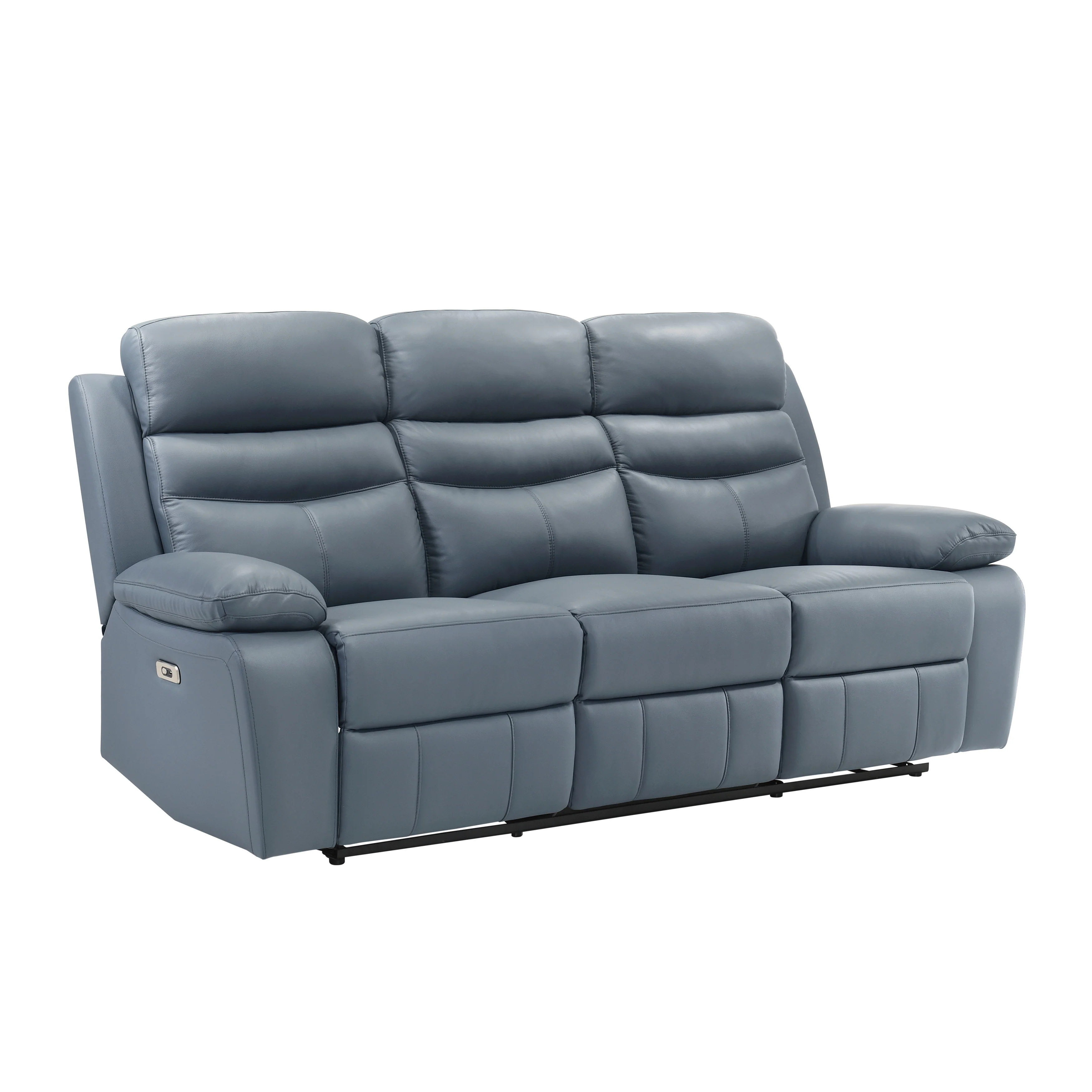 Hancock Power Double Reclining Sofa in Blue - 9628BUE-3PW - Image 2