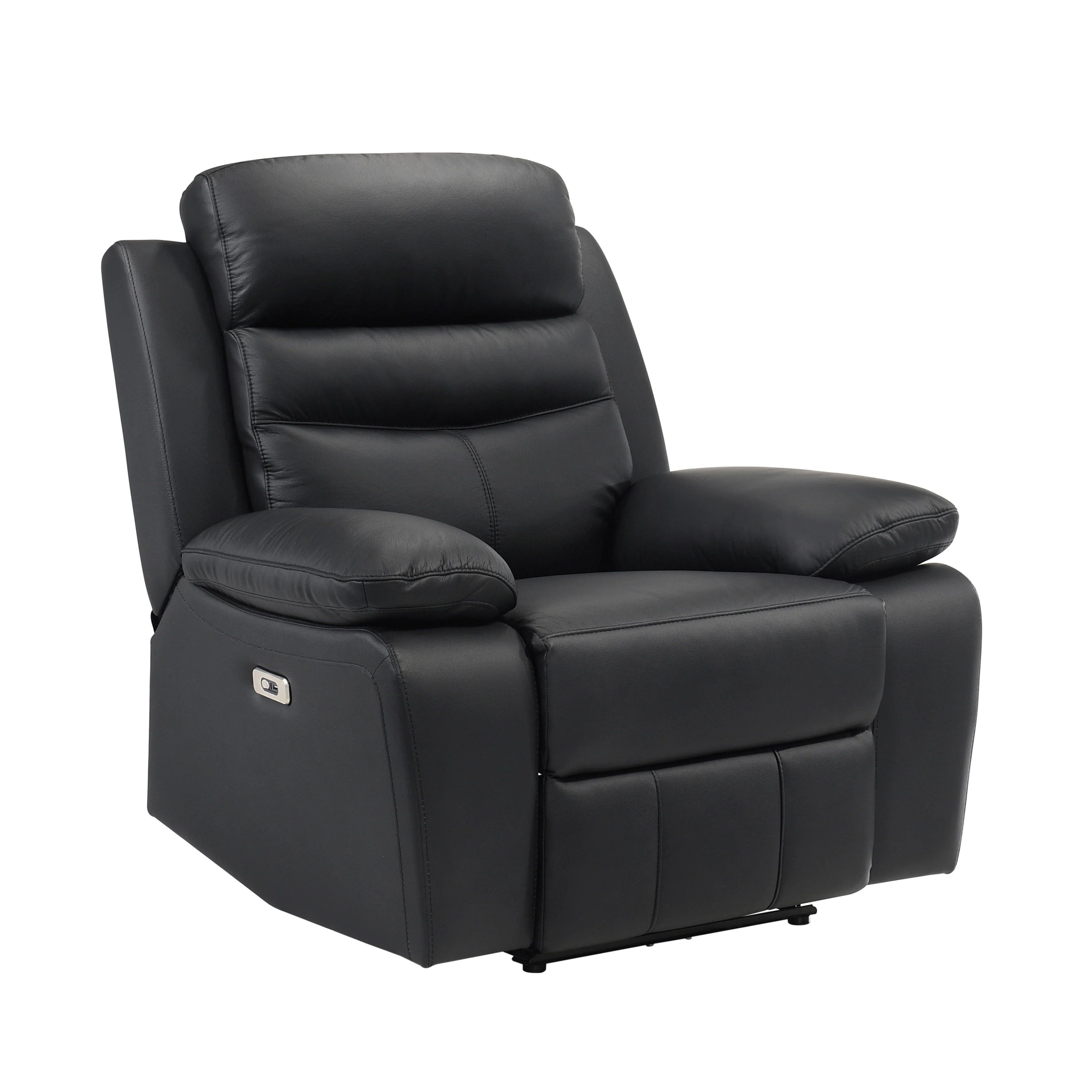 Hancock Power Reclining Chair in Black - 9628BLK-1PW - Image 2