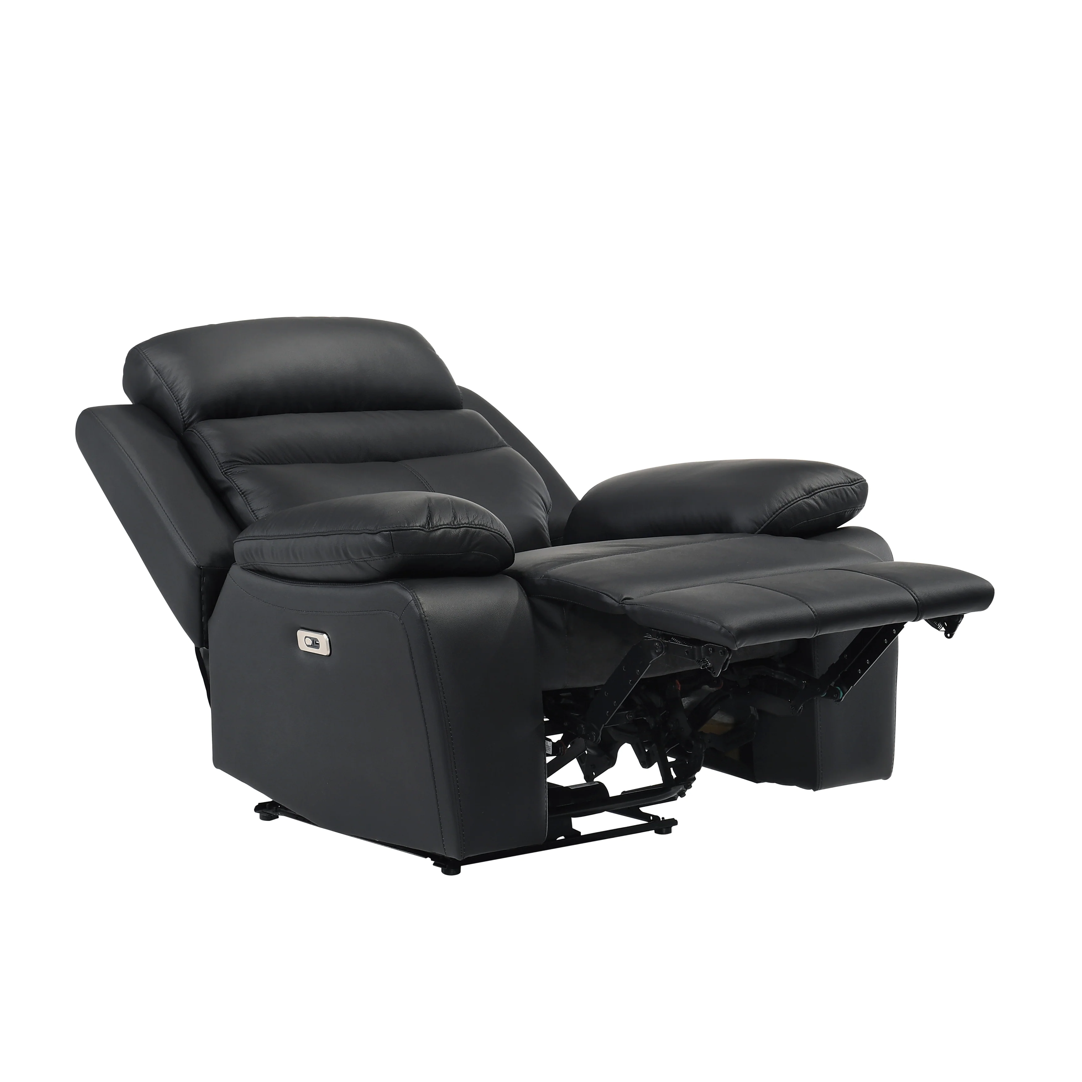 Hancock Power Reclining Chair in Black - 9628BLK-1PW - Image 5