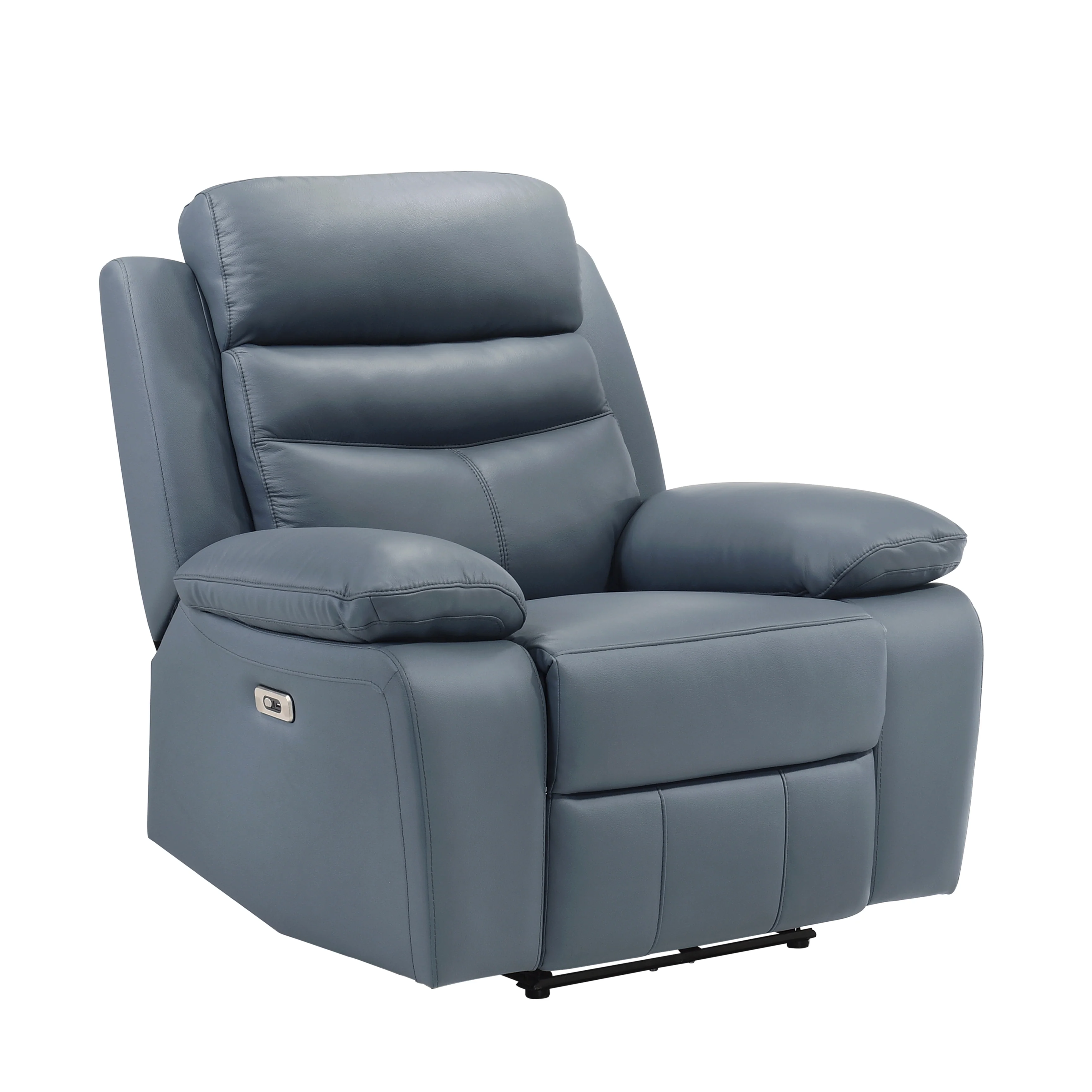 Hancock Power Reclining Chair in Blue - 9628BUE-1PW - Image 2