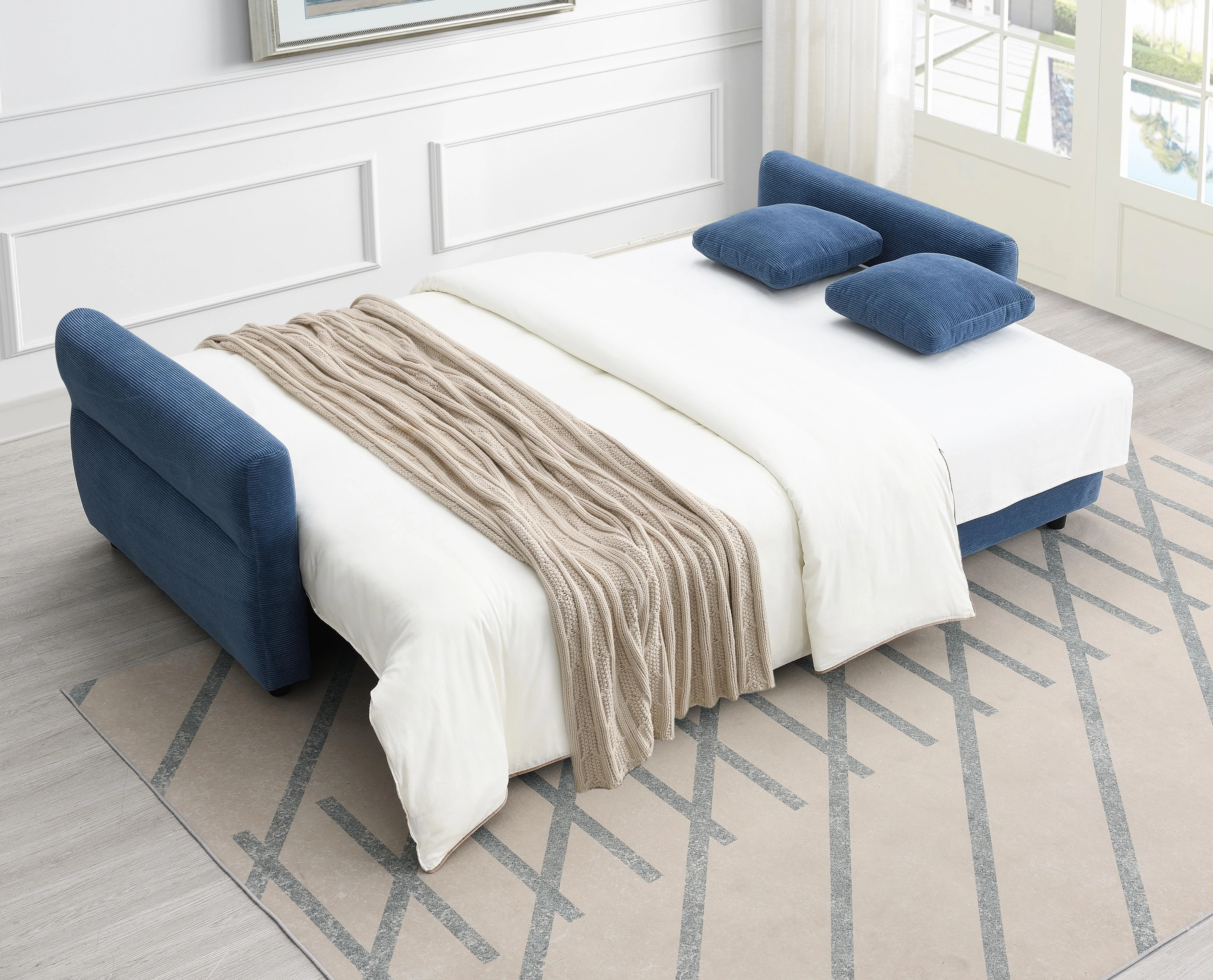 Haran Sofa w/Sleeper, Storage & 2 Pillows - Image 15