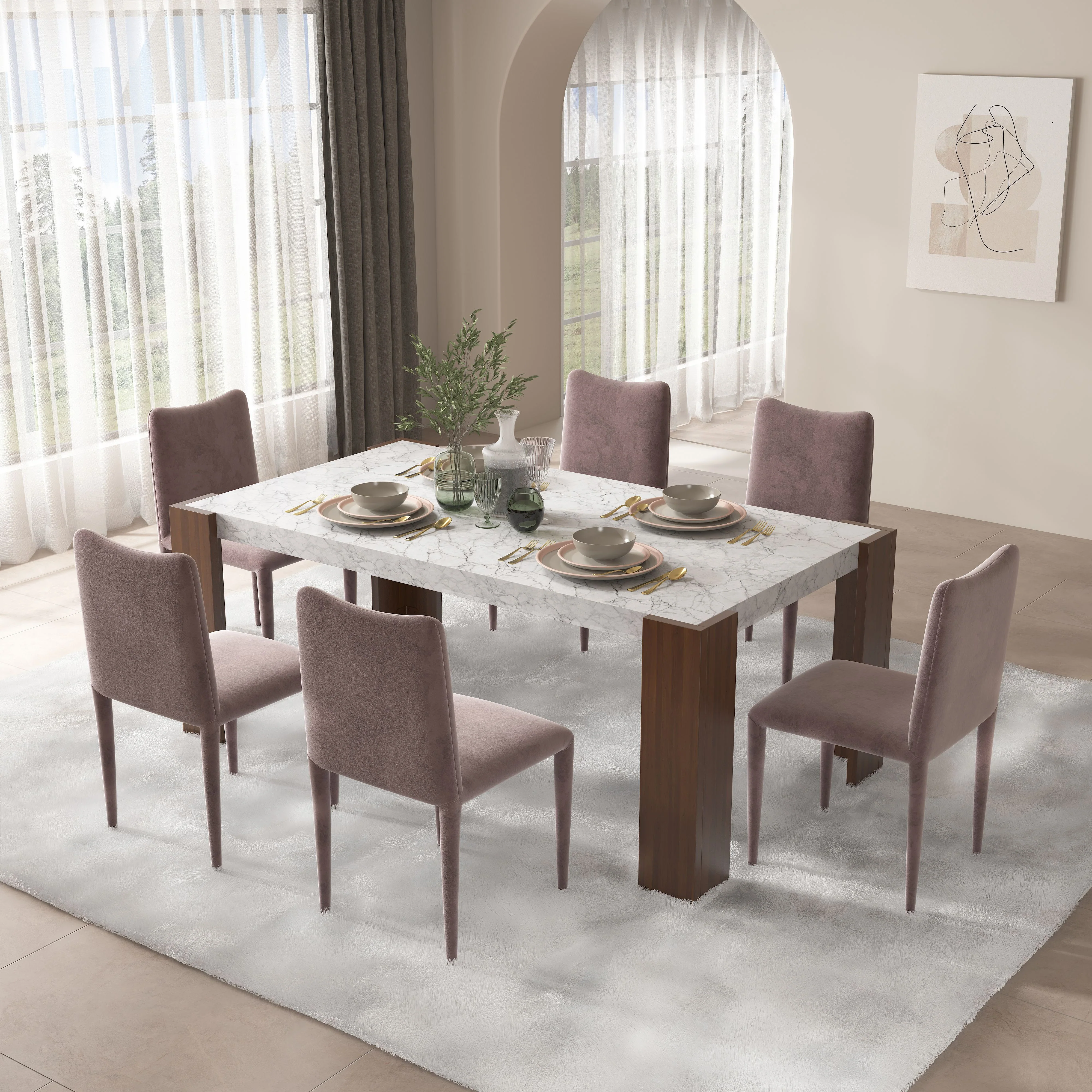 Hettie Dining Table - Image 11