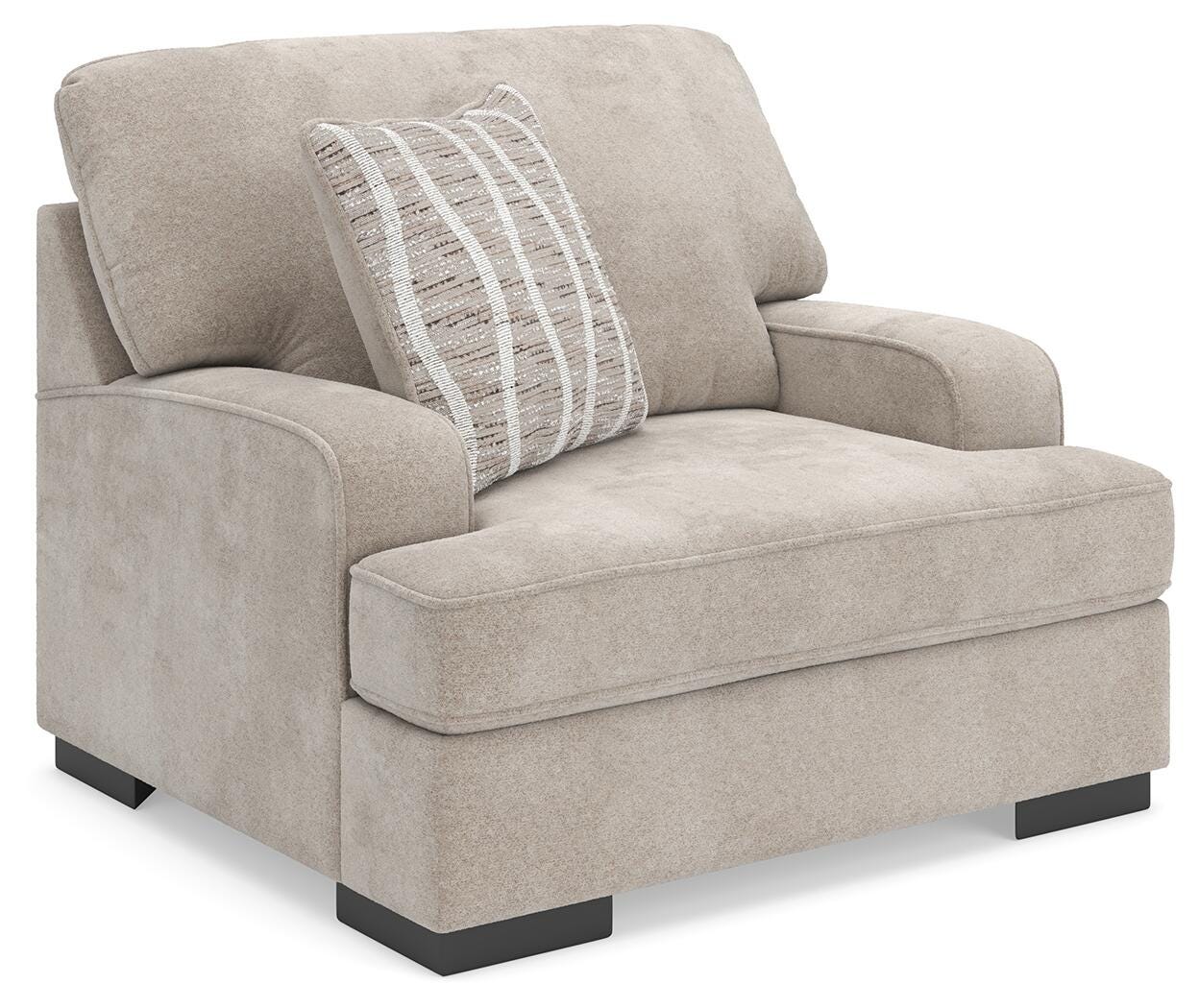 High Profile Chair & Ottoman Living Room Set - Image 5