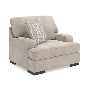 High Profile Chair & Ottoman Living Room Set - Image 7