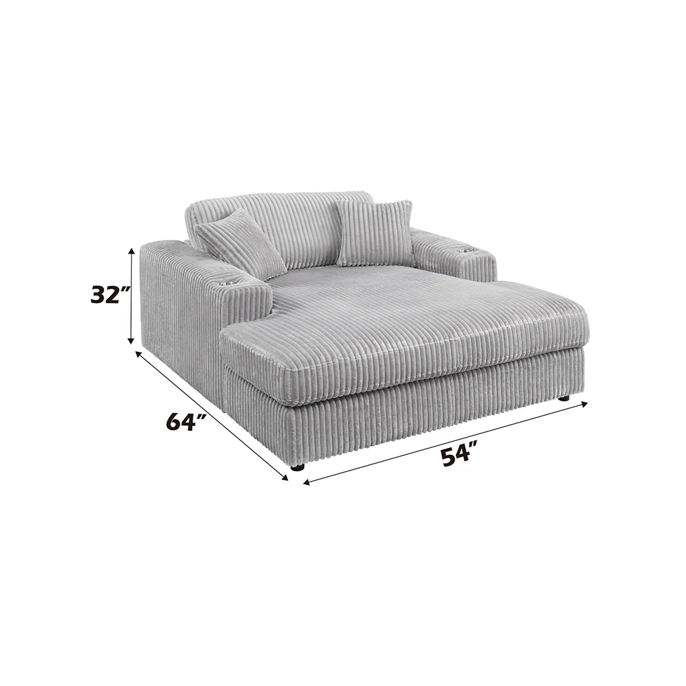 Hilde Chaise w/2 Pillows - Image 7