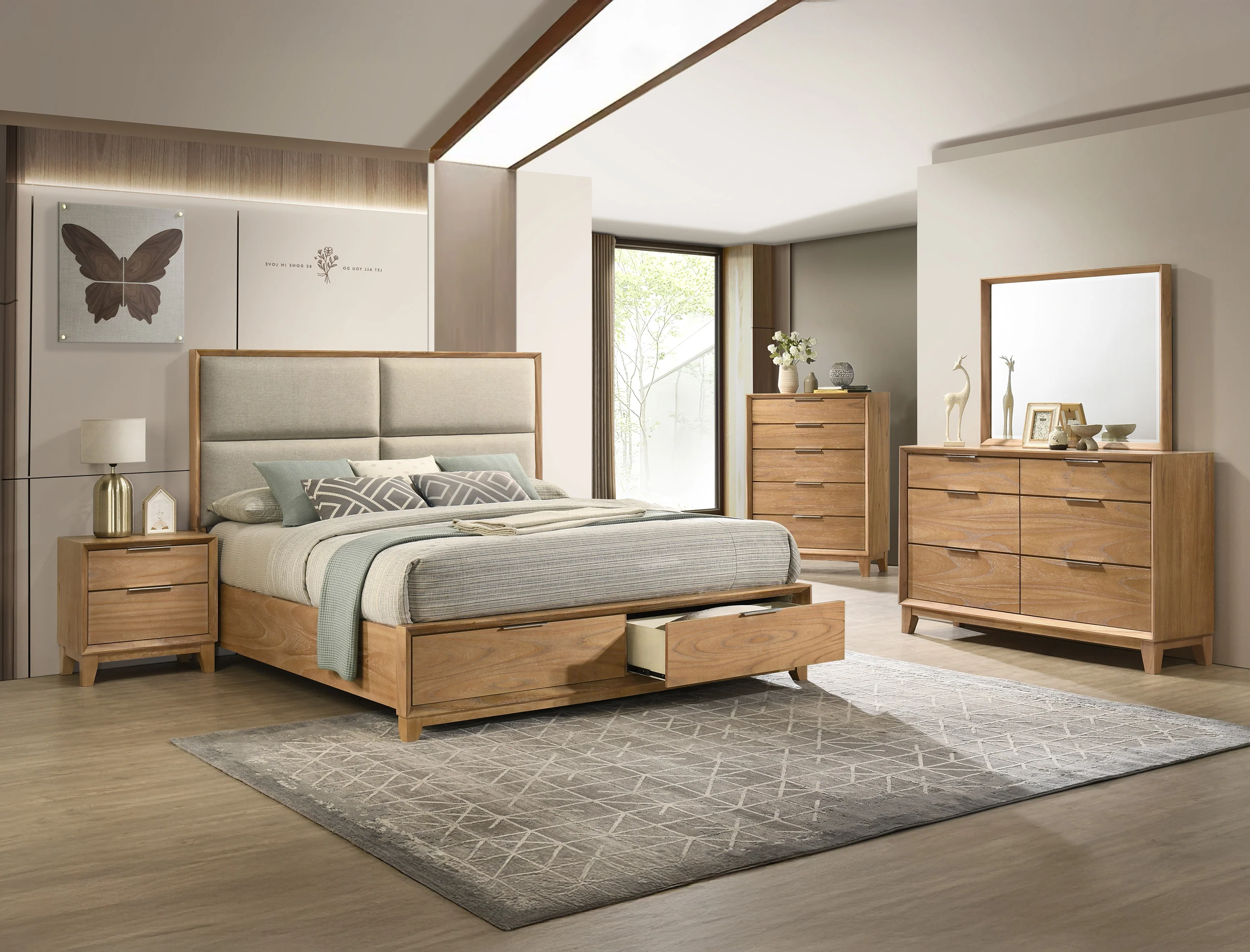 Honey 6pc Bedroom Set - Image 14