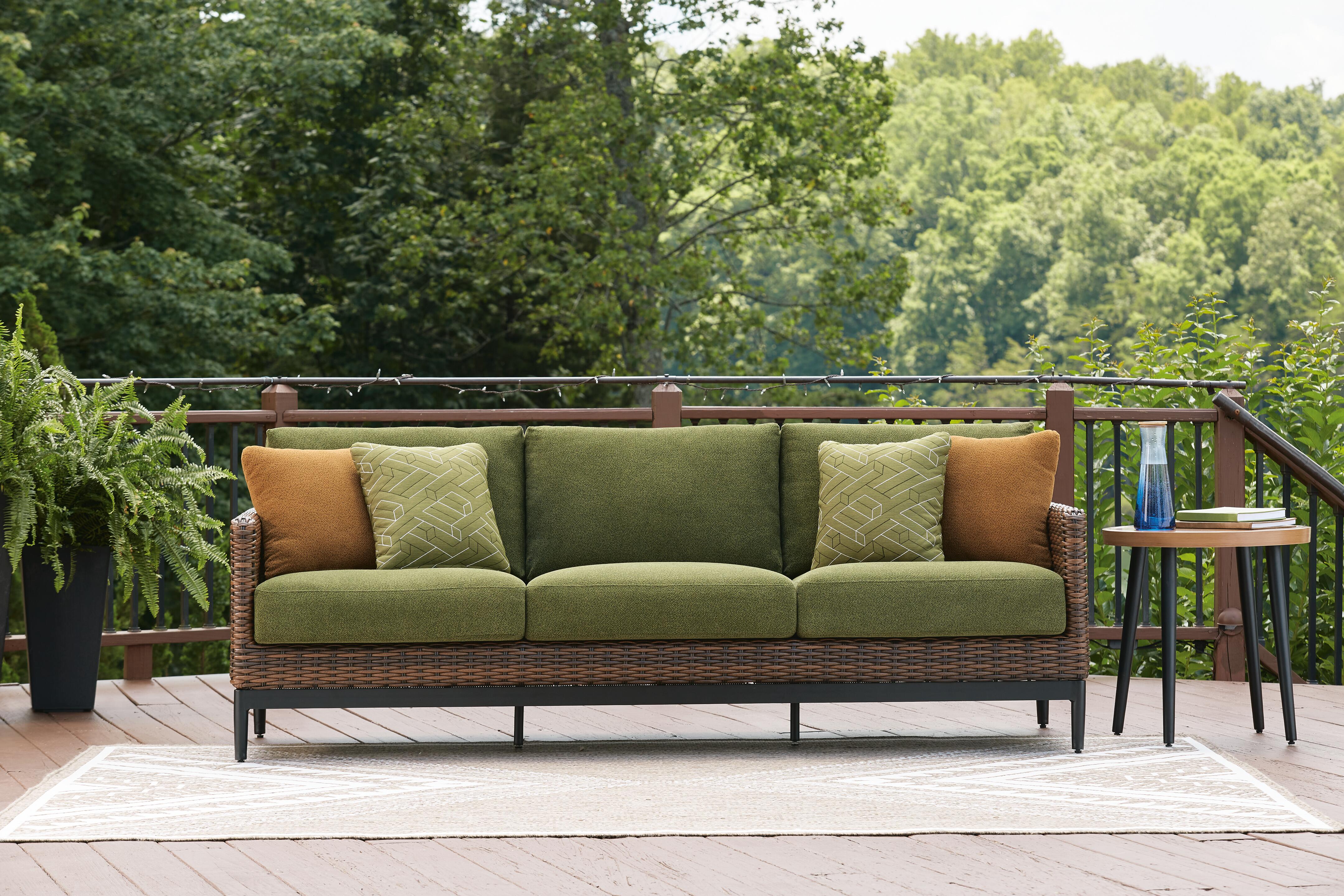 Horizon Hall Outdoor Sofa with Cushion - Image 2