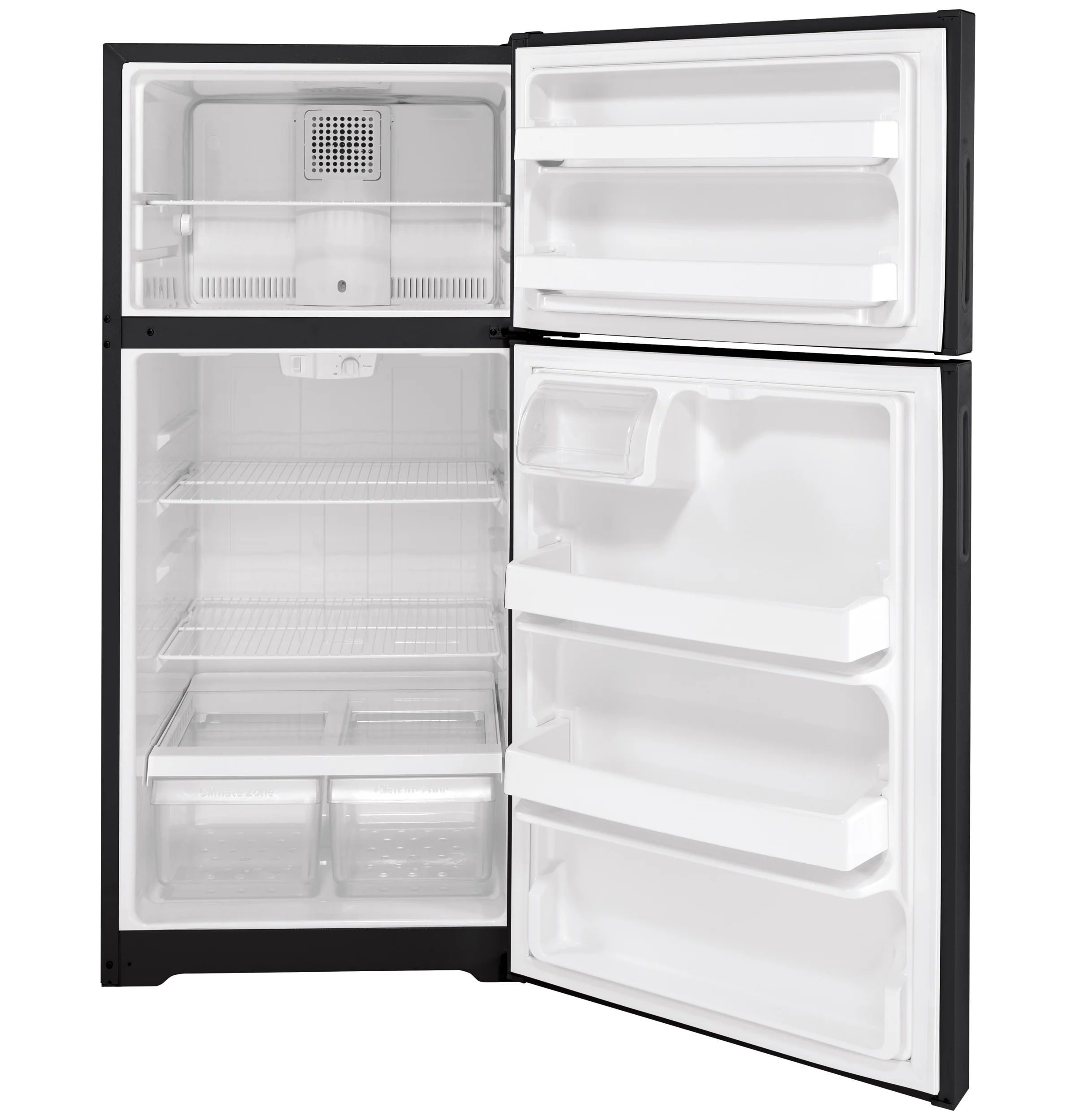 Hotpoint® 15.6 Cu. Ft. Recessed Handle Top-Freezer Refrigerator HPS16BTNRBB - Image 3
