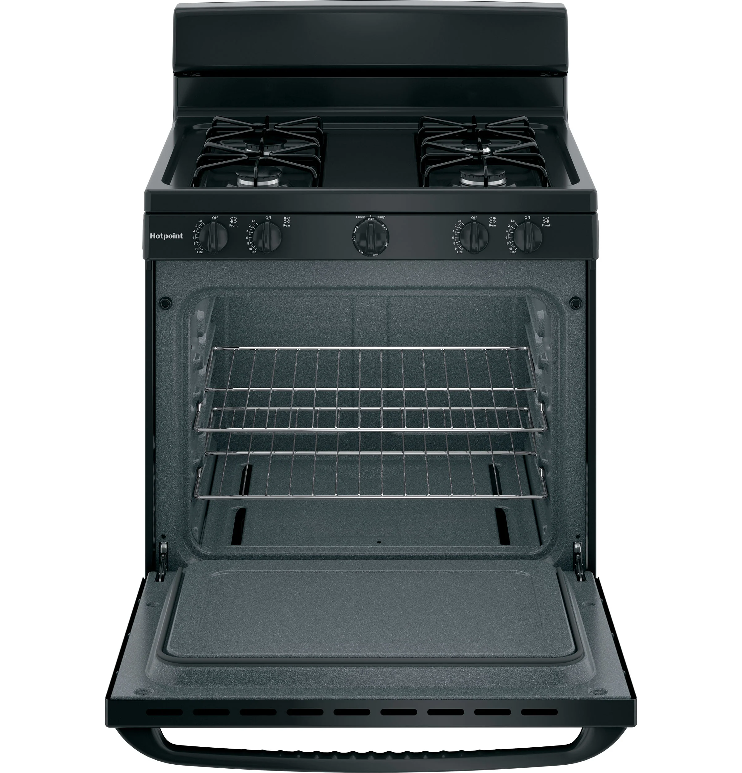 Hotpoint® 30" Free-Standing Gas Range RGBS300DMBB - Image 5