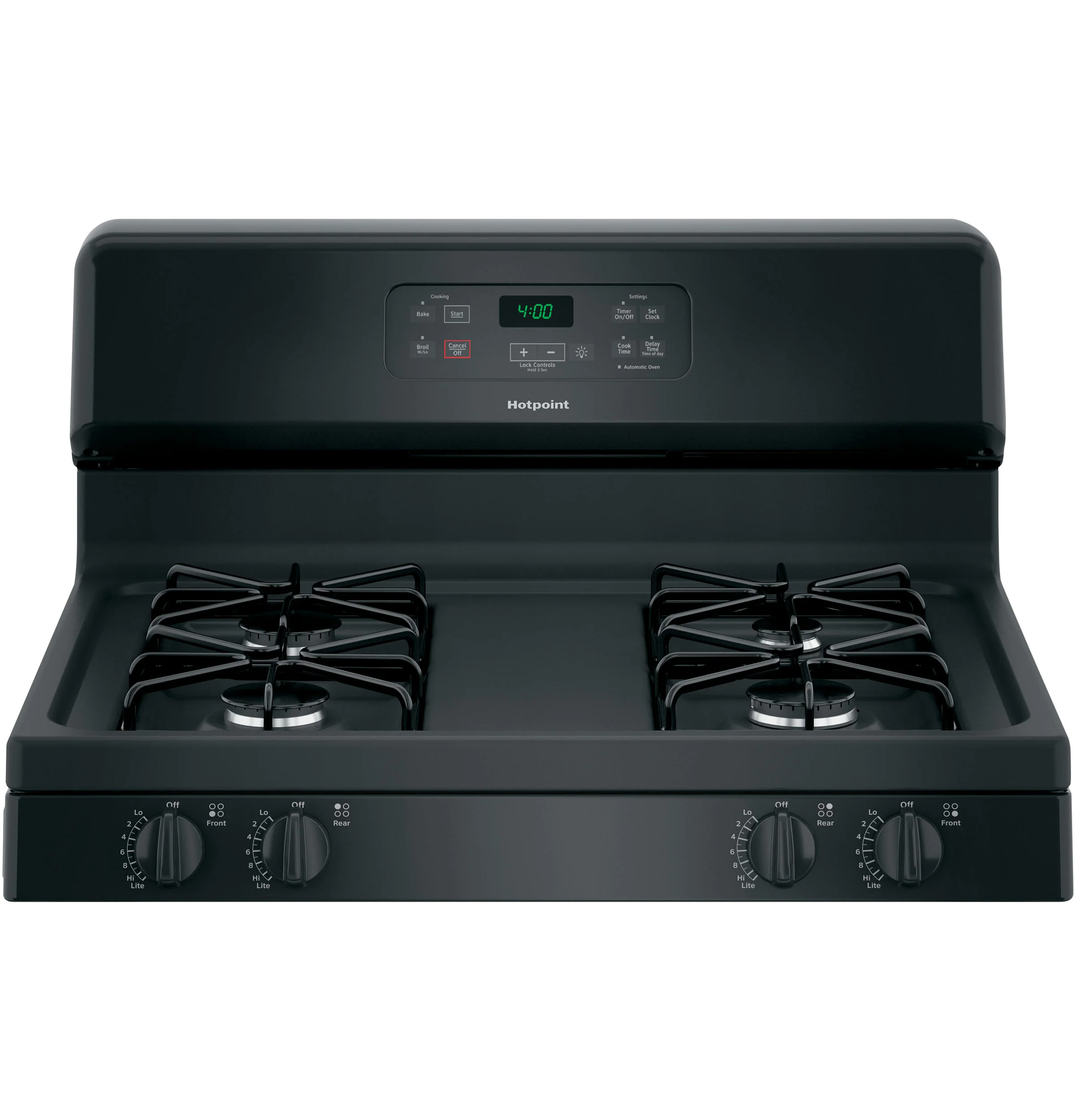 Hotpoint® 30" Free-Standing Standard Clean Gas Range RGBS400DMBB - Image 2