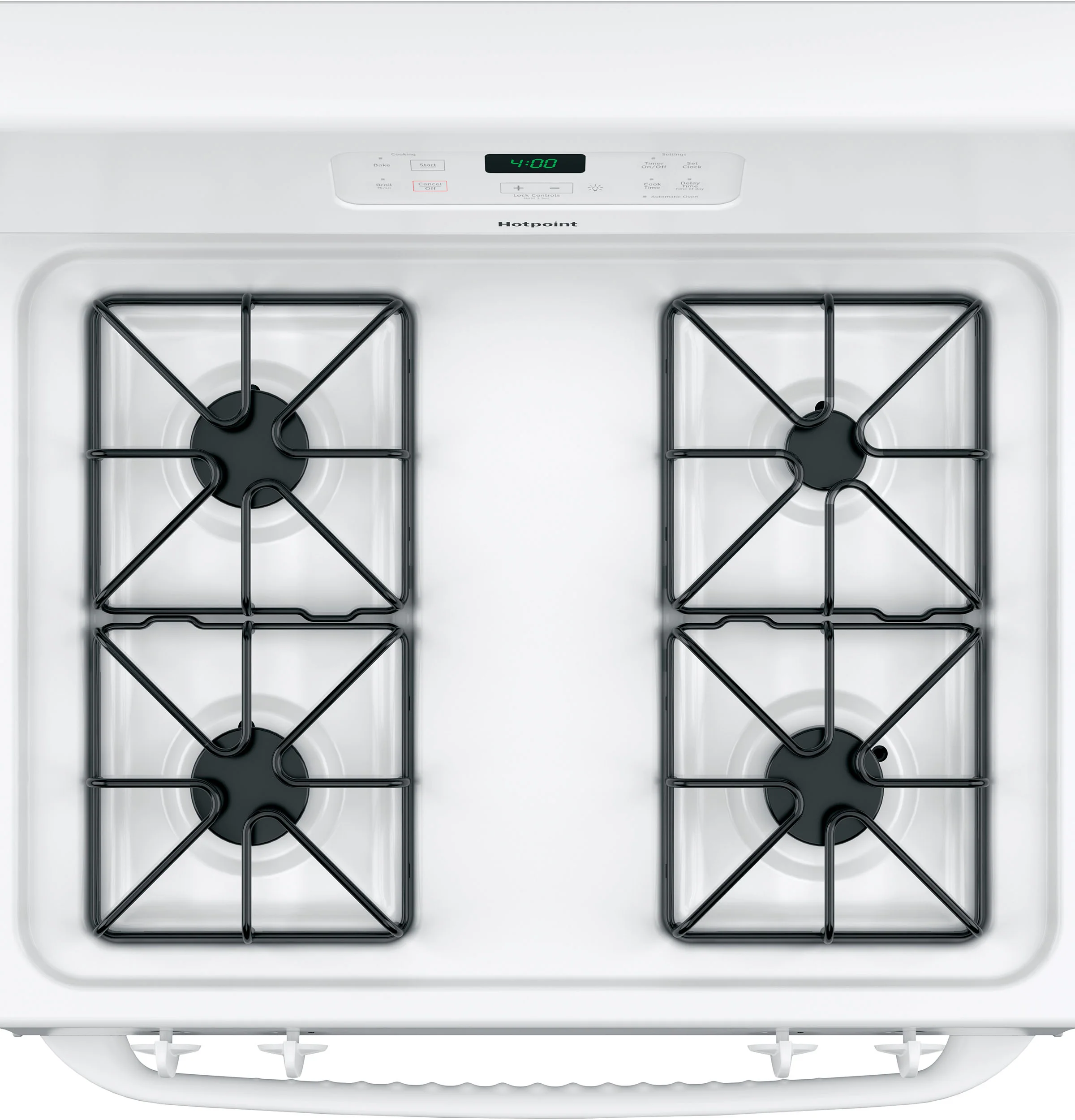 Hotpoint® 30" Free-Standing Standard Clean Gas Range RGBS400DMWW - Image 3