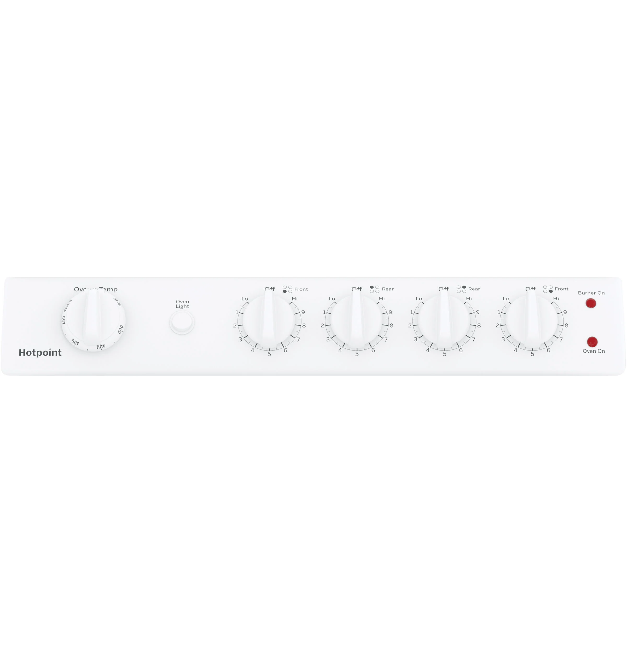 Hotpoint® ENERGY STAR® 24" Electric Free-Standing Front-Control Range RAS240DMWW - Image 3
