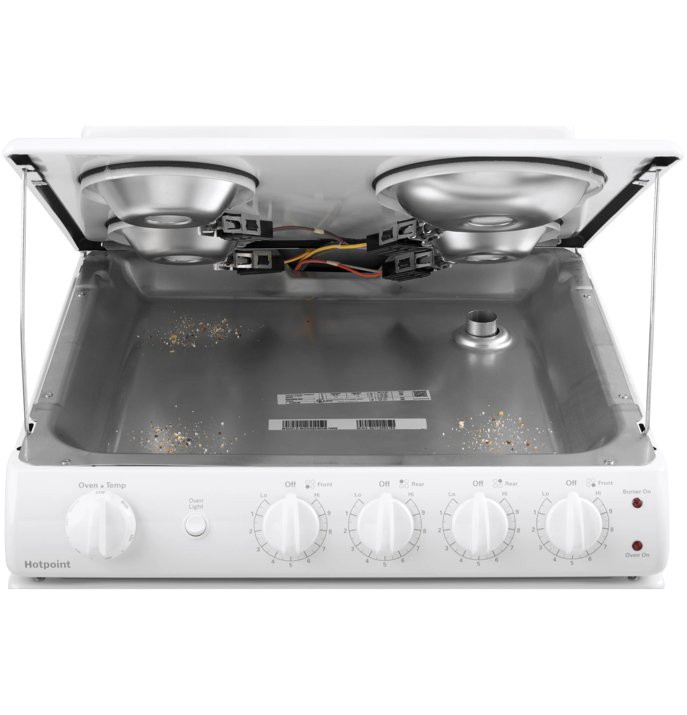 Hotpoint® ENERGY STAR® 24" Electric Free-Standing Front-Control Range RAS240DMWW - Image 7