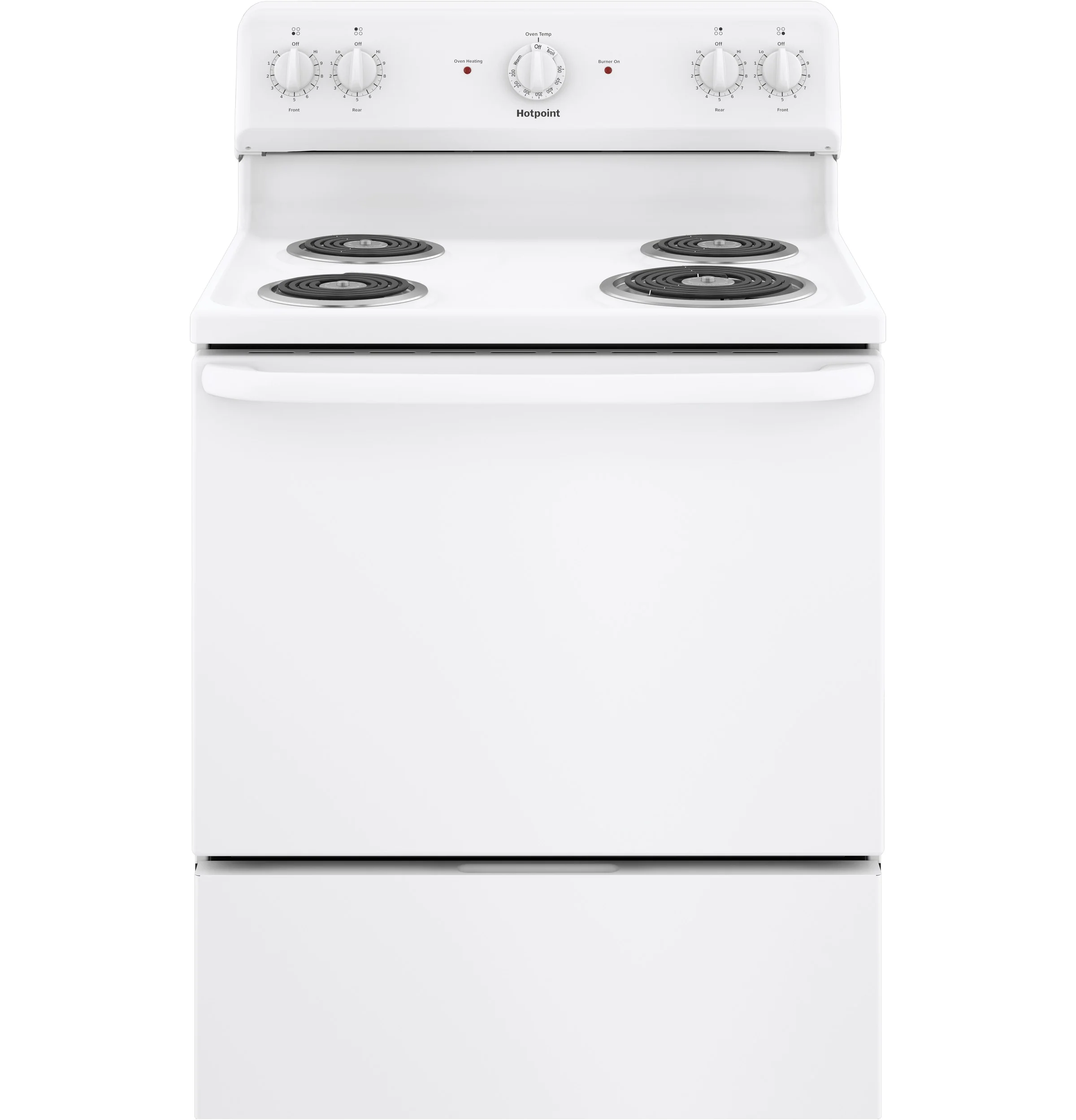 Hotpoint® ENERGY STAR® 30" Free-Standing Electric Range RBS160DMWW - Image 2
