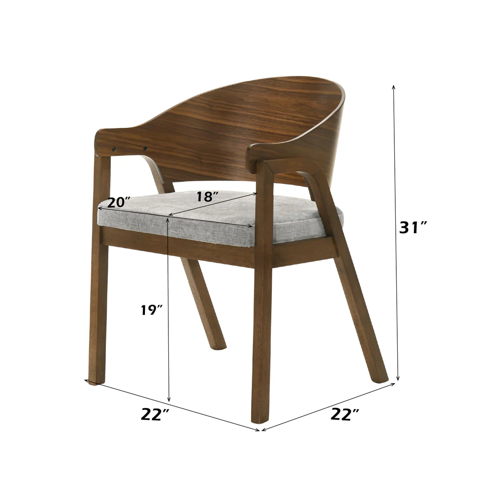 Hoyte Arm Chair (Set-2) - Image 4
