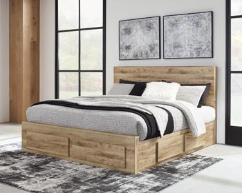 Hyanna Panel Storage Bed with 2 Under Bed Storage Drawer - Image 3