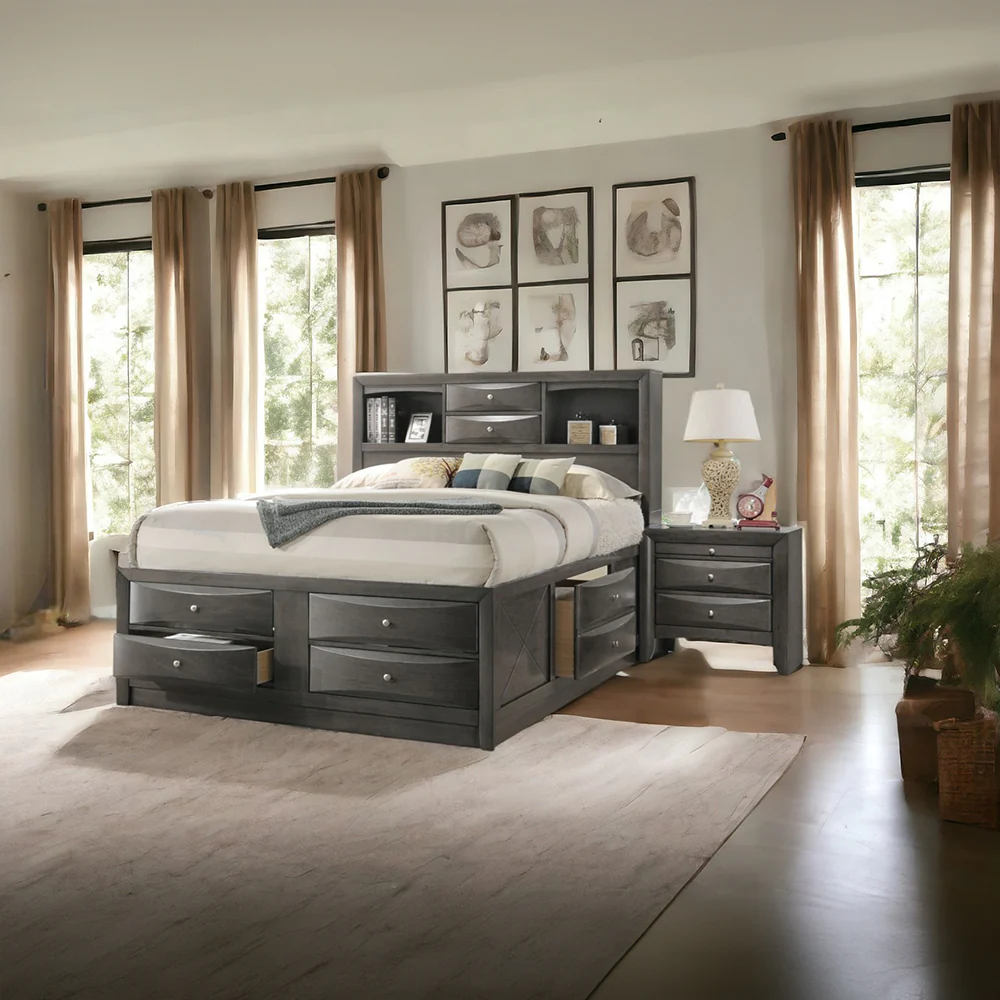 Ireland Queen Bed w/Storage - Image 6