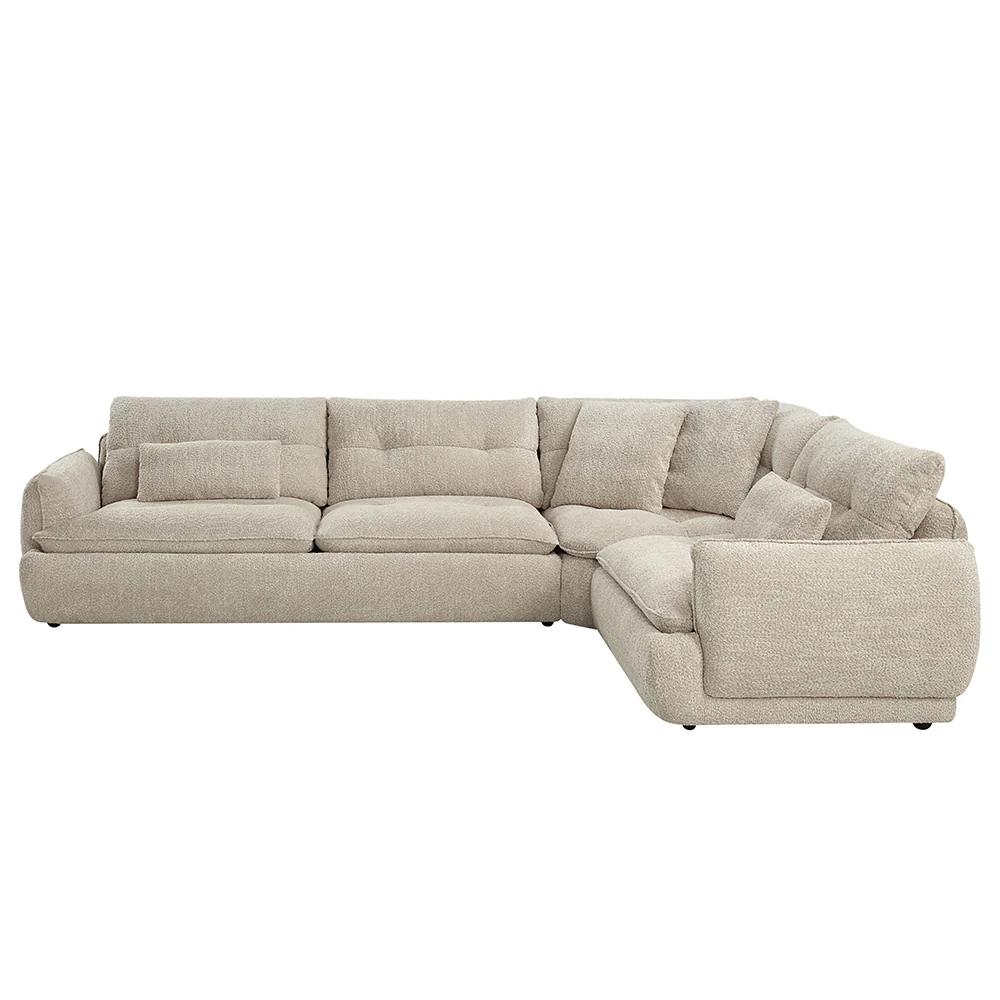 Jonina Sectional Sofa w/4 Pillows - Image 3