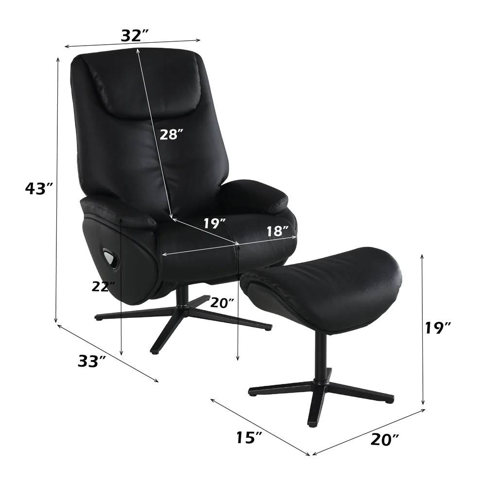 Labonita Accent Chair w/Swivel & Ottoman - Image 8