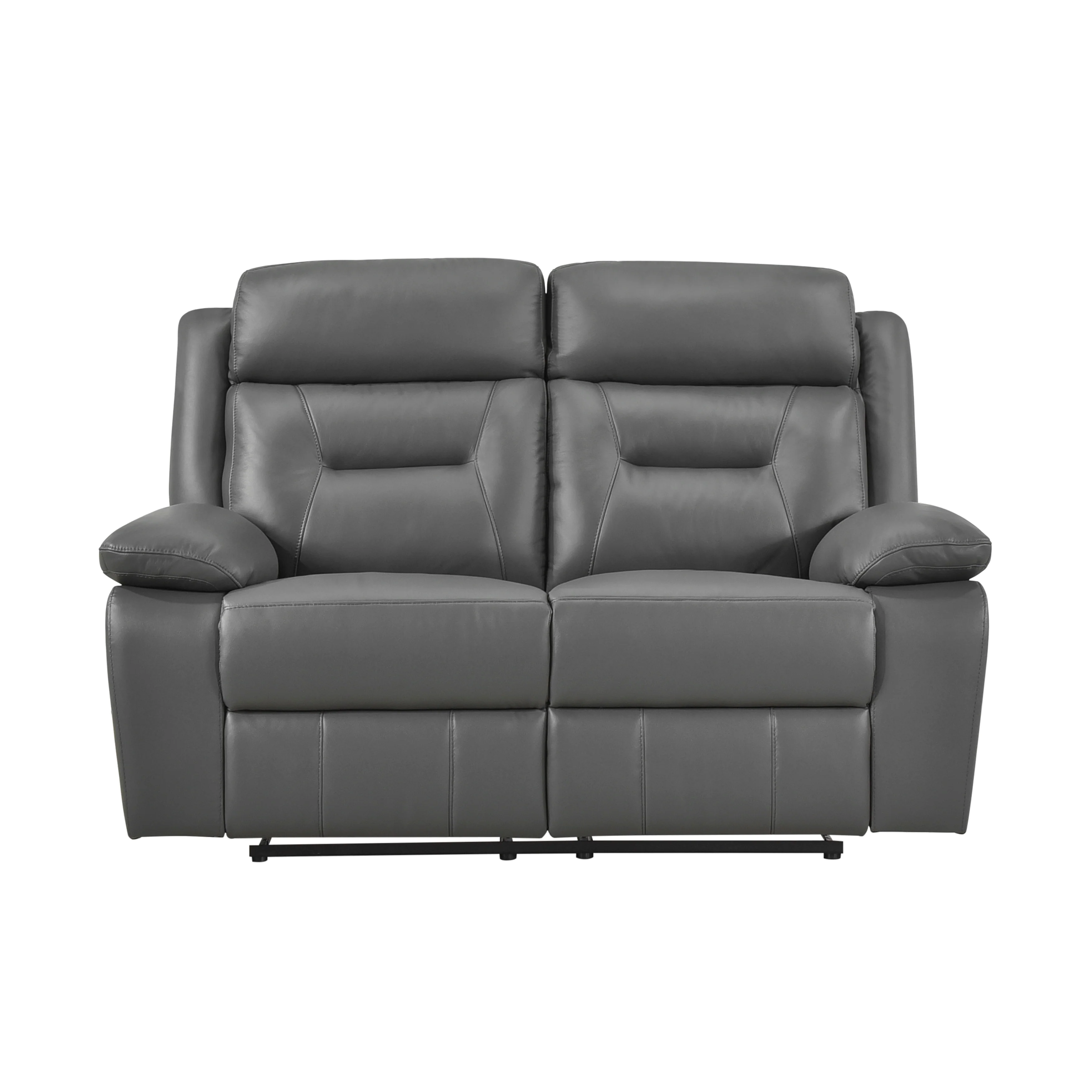 Laconia Double Reclining Loveseat in Gray - 9629DGY-2
