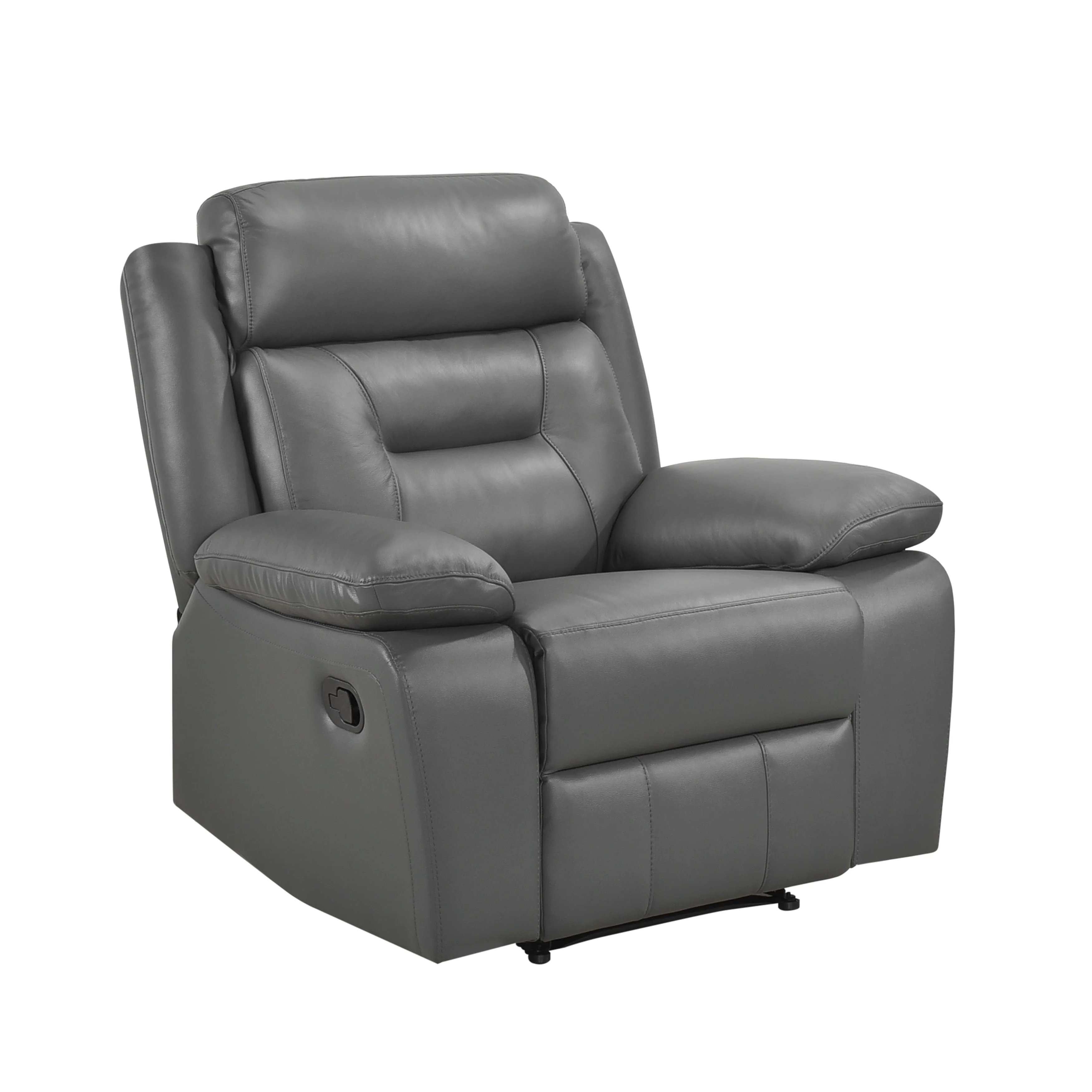 Laconia Reclining Chair in Gray - 9629DGY-1 - Image 2
