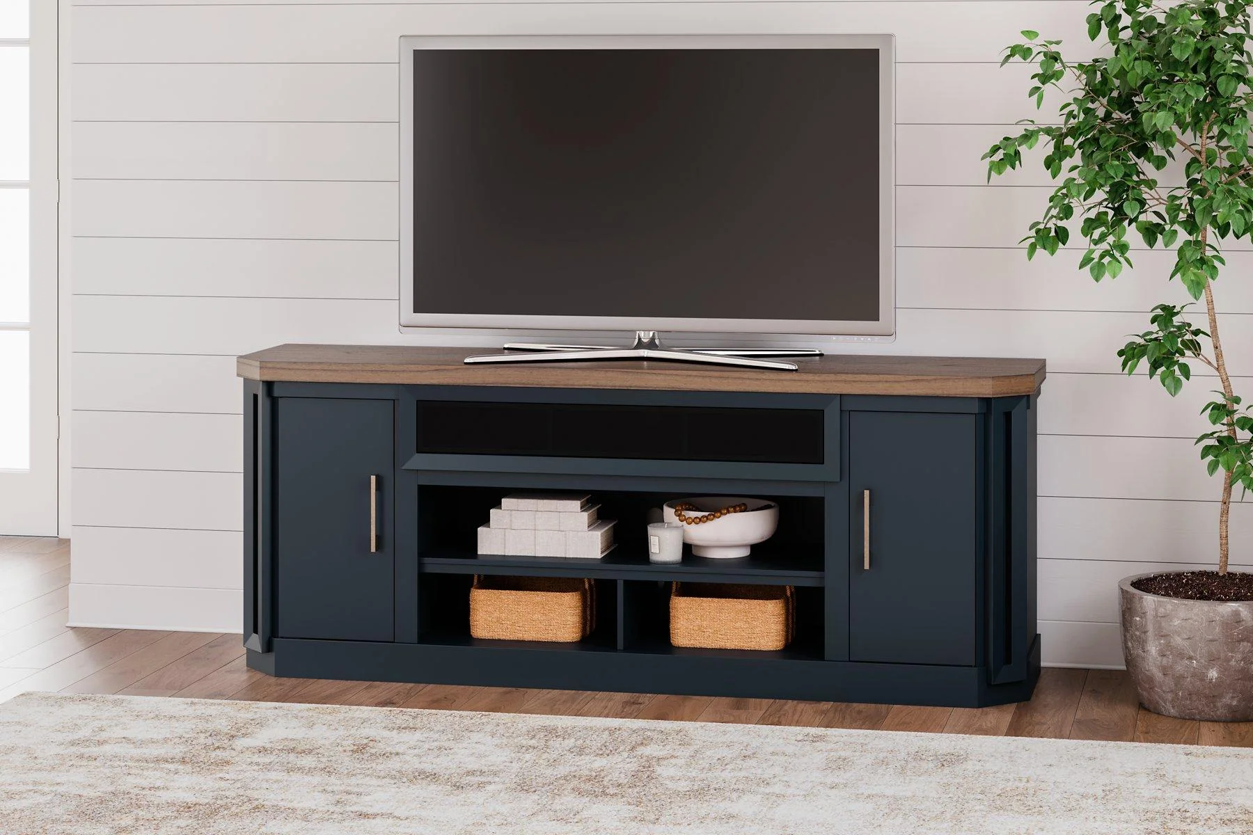 Landocken 83" TV Stand with Electric Fireplace - Image 10
