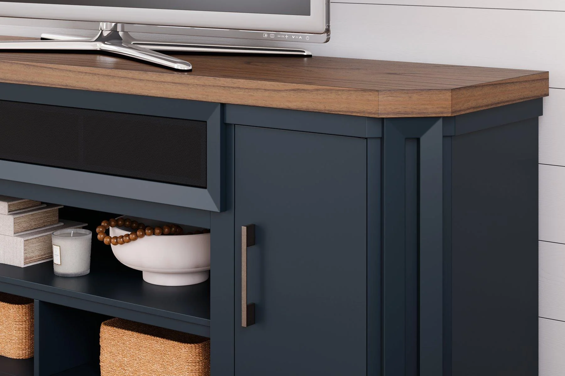 Landocken 83" TV Stand with Electric Fireplace - Image 18