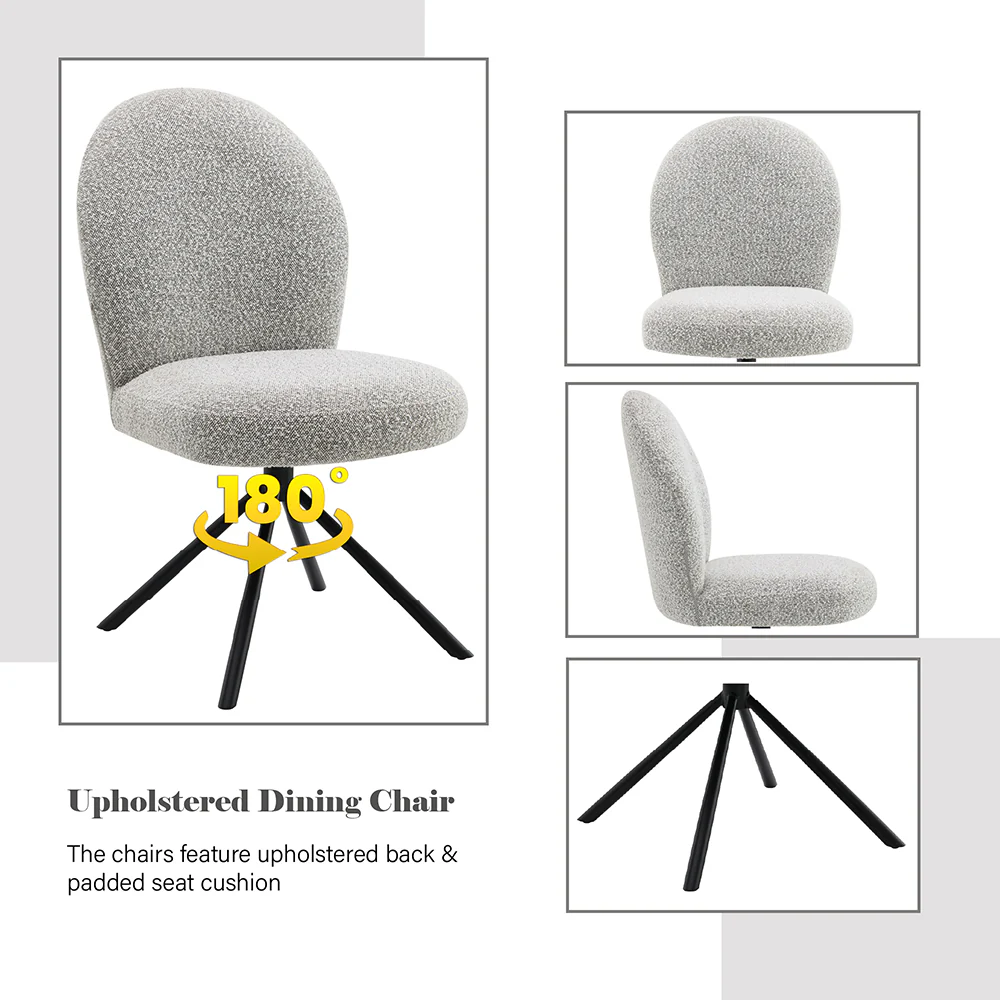 Lawton Side Chair w/Swivel (Set-2) - Image 6