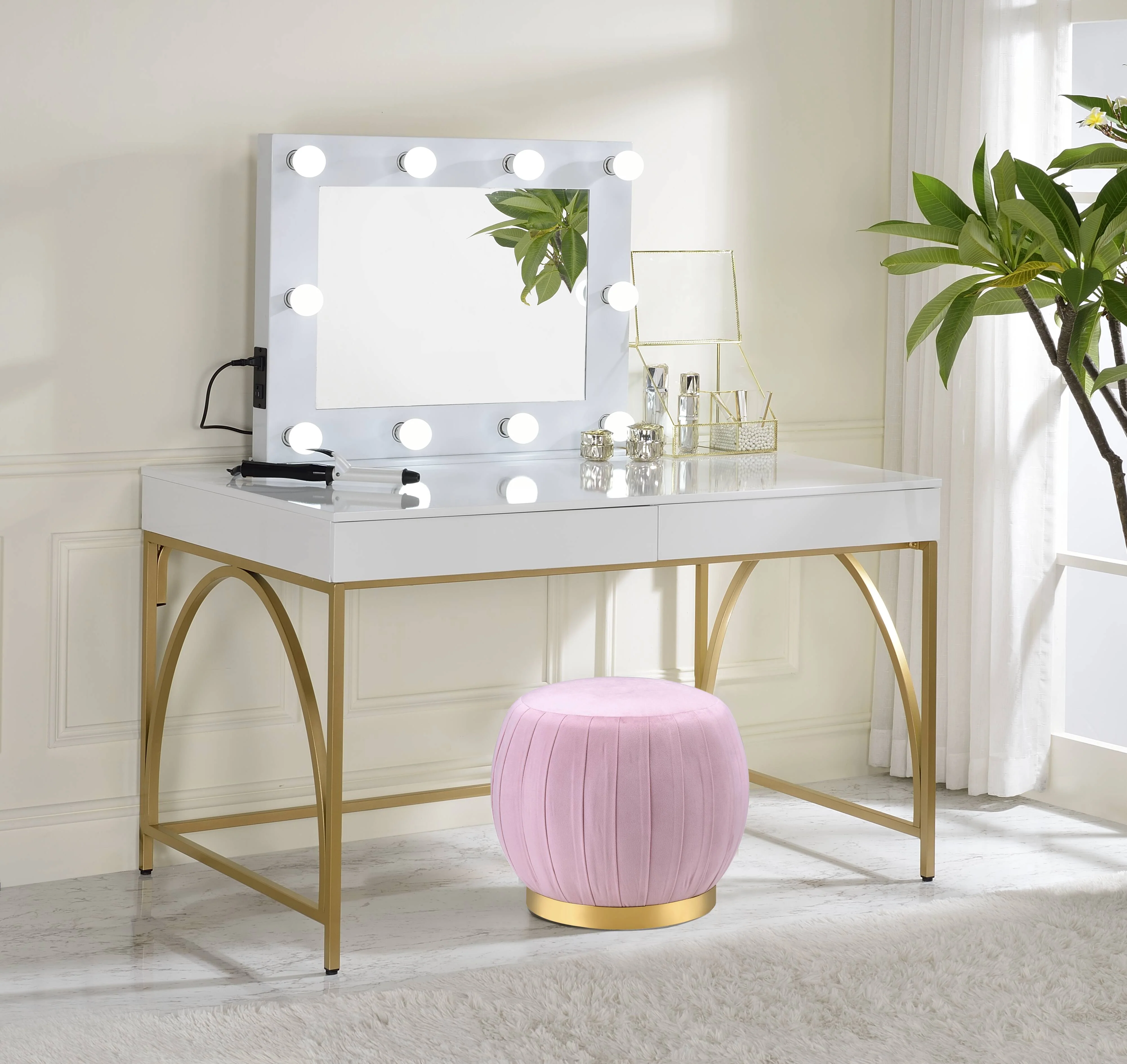 Lightmane Vanity Desk(Same 92660) - Image 10