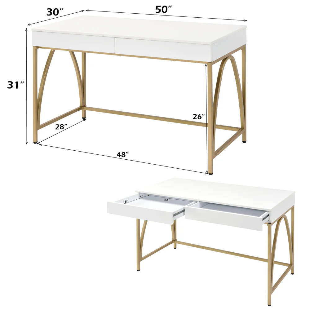Lightmane Vanity Desk(Same 92660) - Image 6