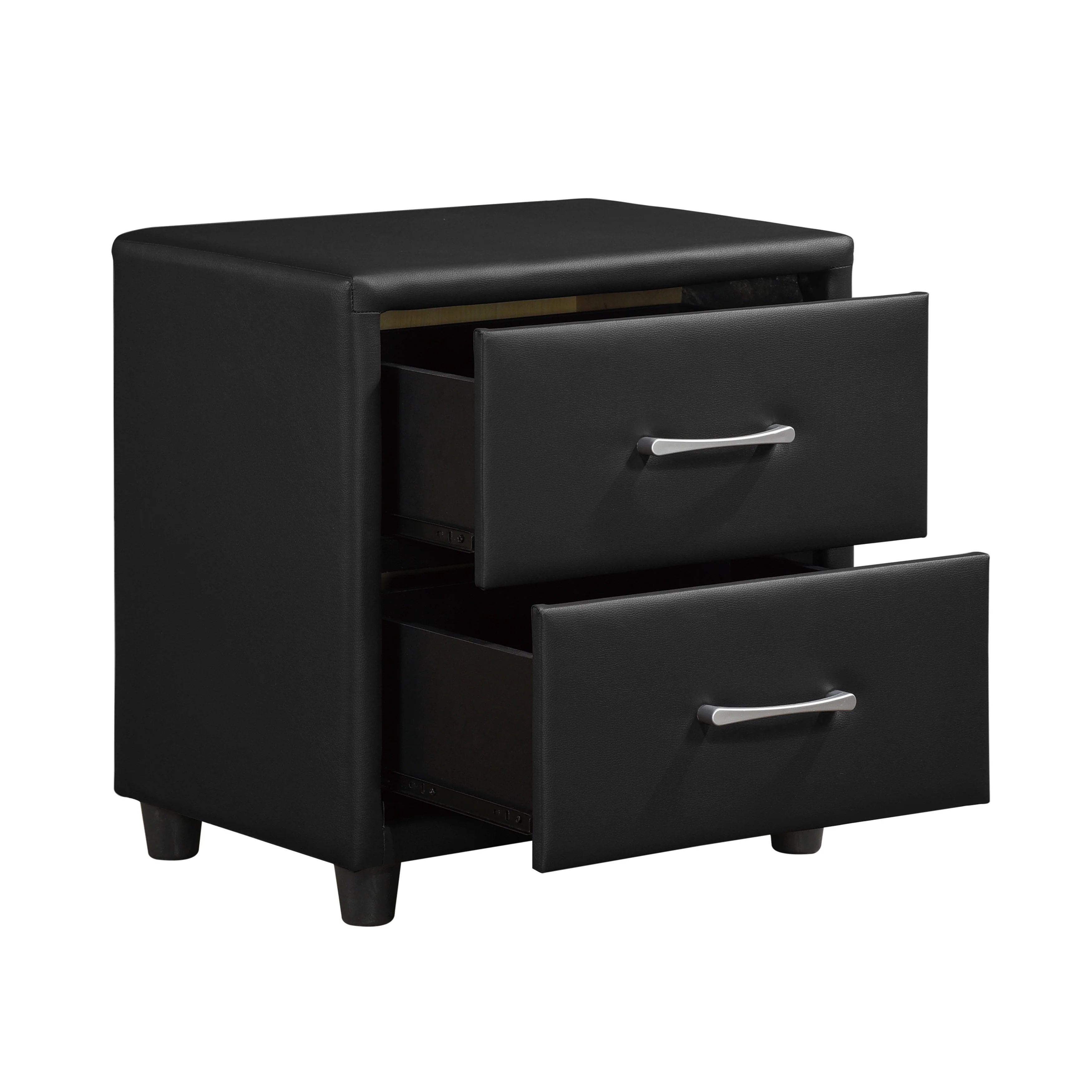 Lorenzi Nightstand in Black - 2220-4 - Image 4