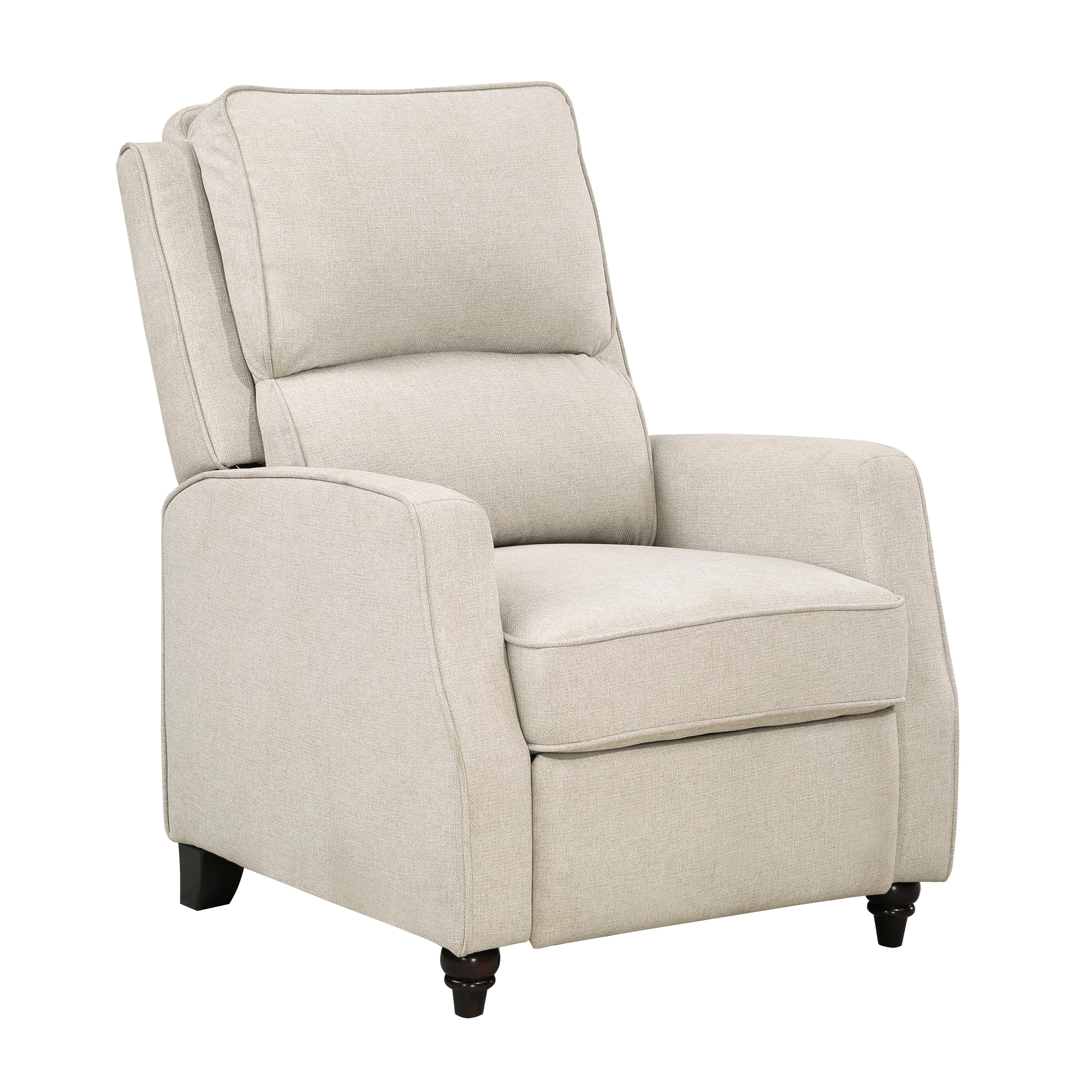Loveland Push Back Reclining Chair in Beige - 9418BE-1 - Image 6